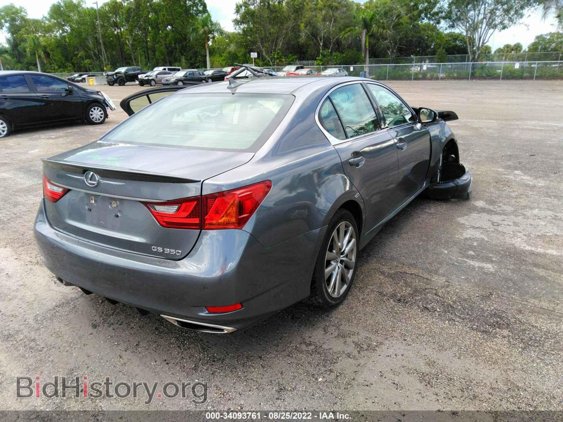 2014 LEXUS GS 350 - VIN: JTHBE1BL3E5040878 - Фото 4