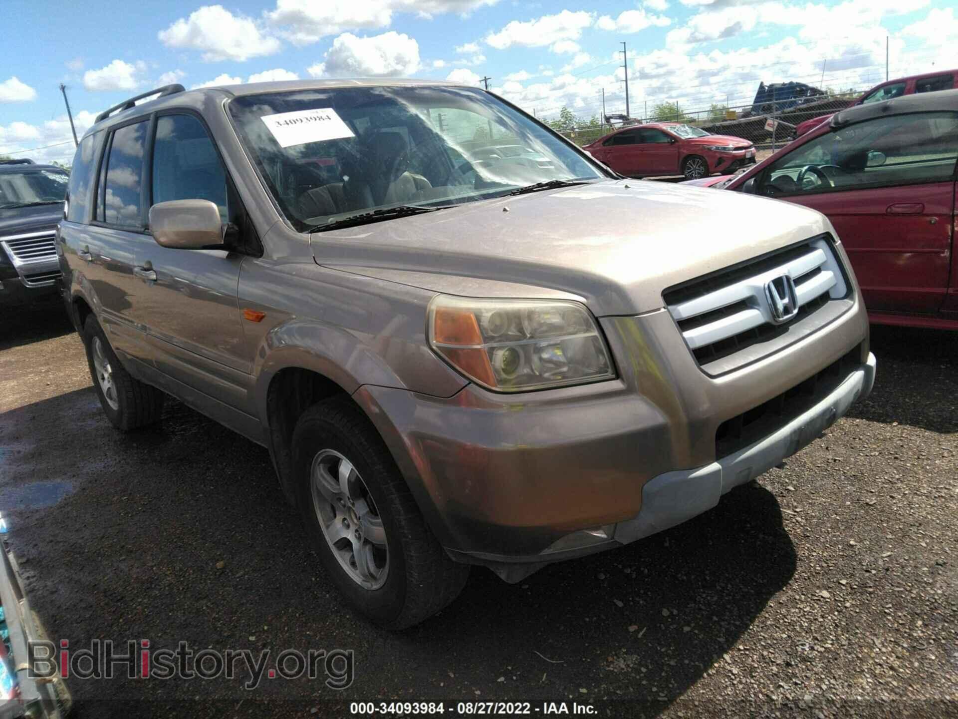 Photo 5FNYF28567B039166 - HONDA PILOT 2007