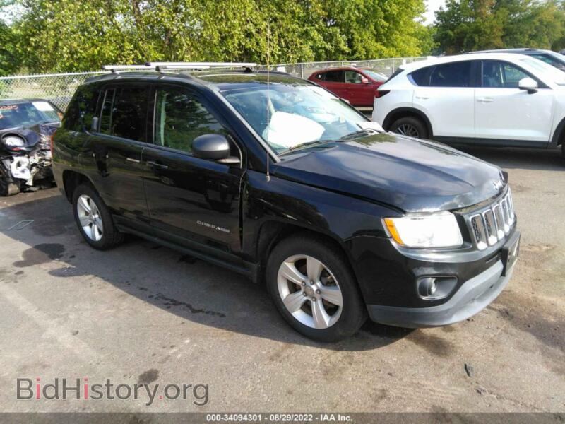 2012 Jeep COMPASS Latitude (VIN 1C4NJDEB4CD625907) — photo 1 of 11, IAAI, damage: left front