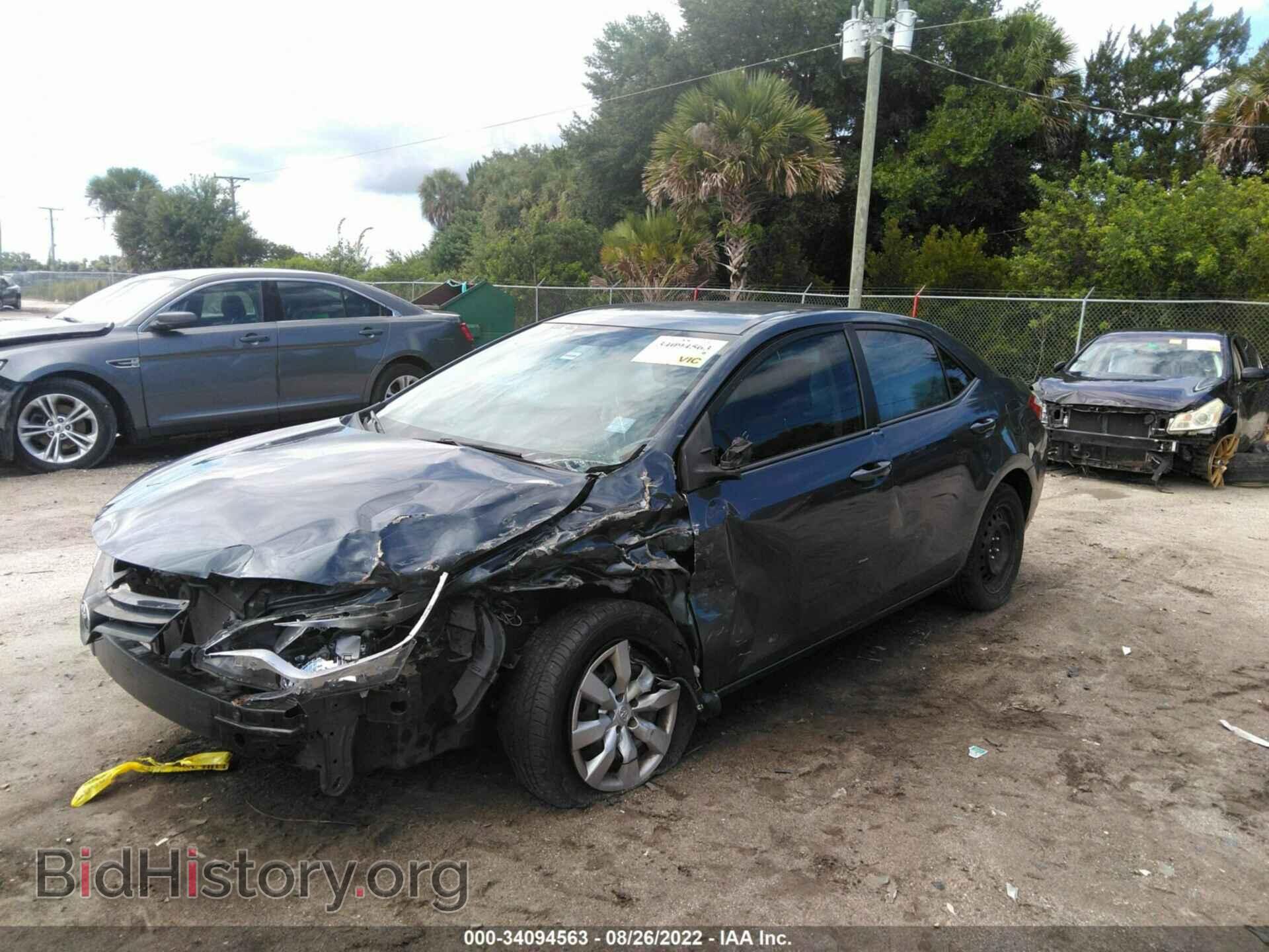 2014 TOYOTA COROLLA - VIN: 2T1BURHE9EC108597 - Фото 2