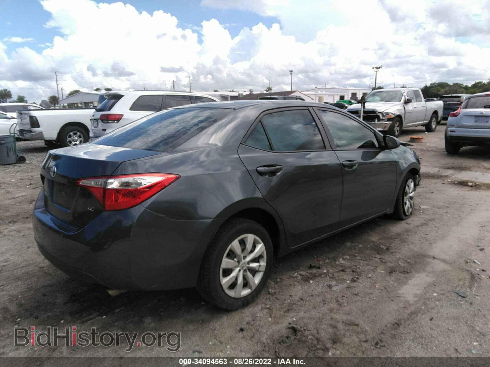 2014 TOYOTA COROLLA - VIN: 2T1BURHE9EC108597 - Фото 4