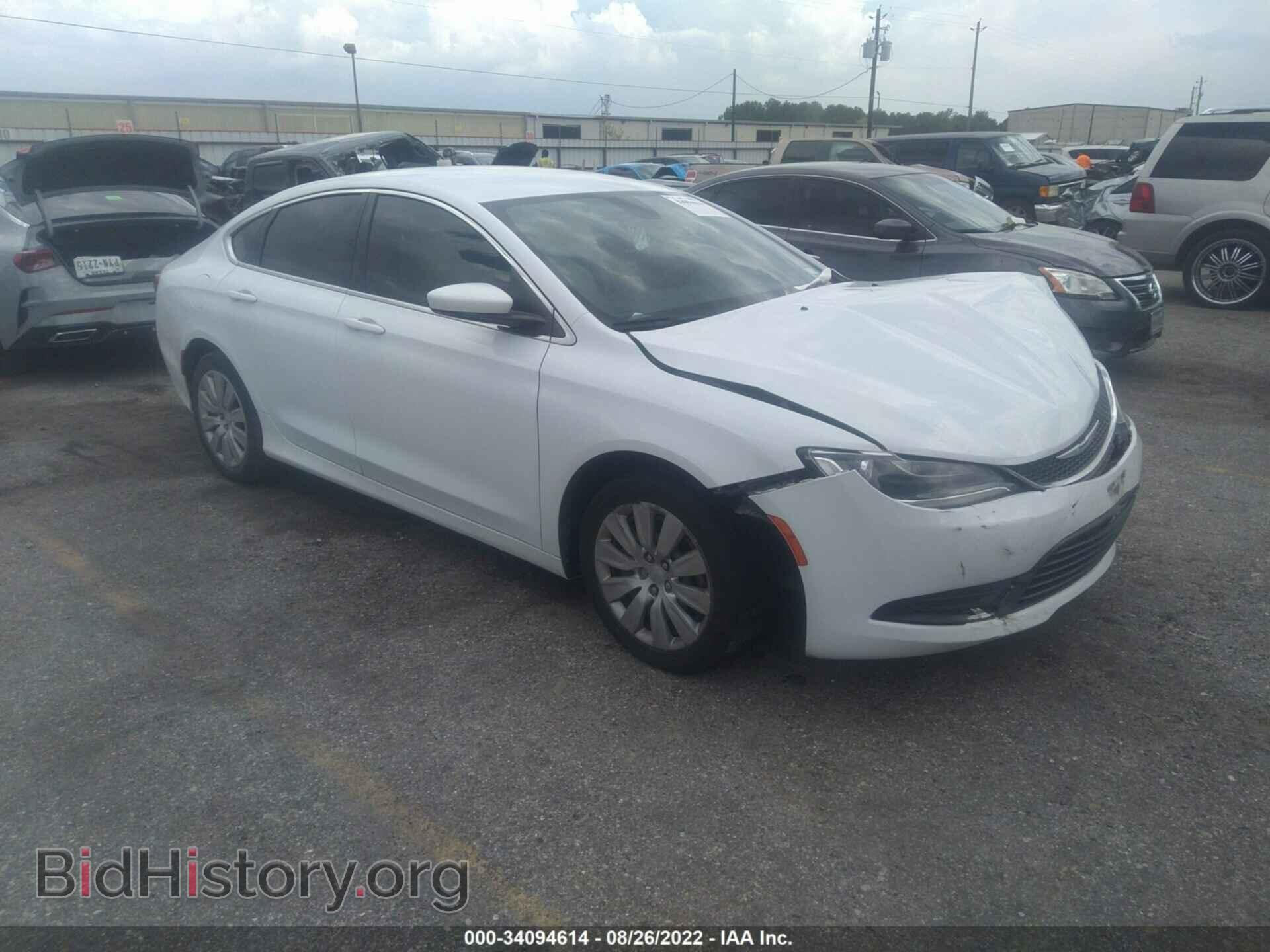 Фотография 1C3CCCFB6GN162473 - CHRYSLER 200 2016