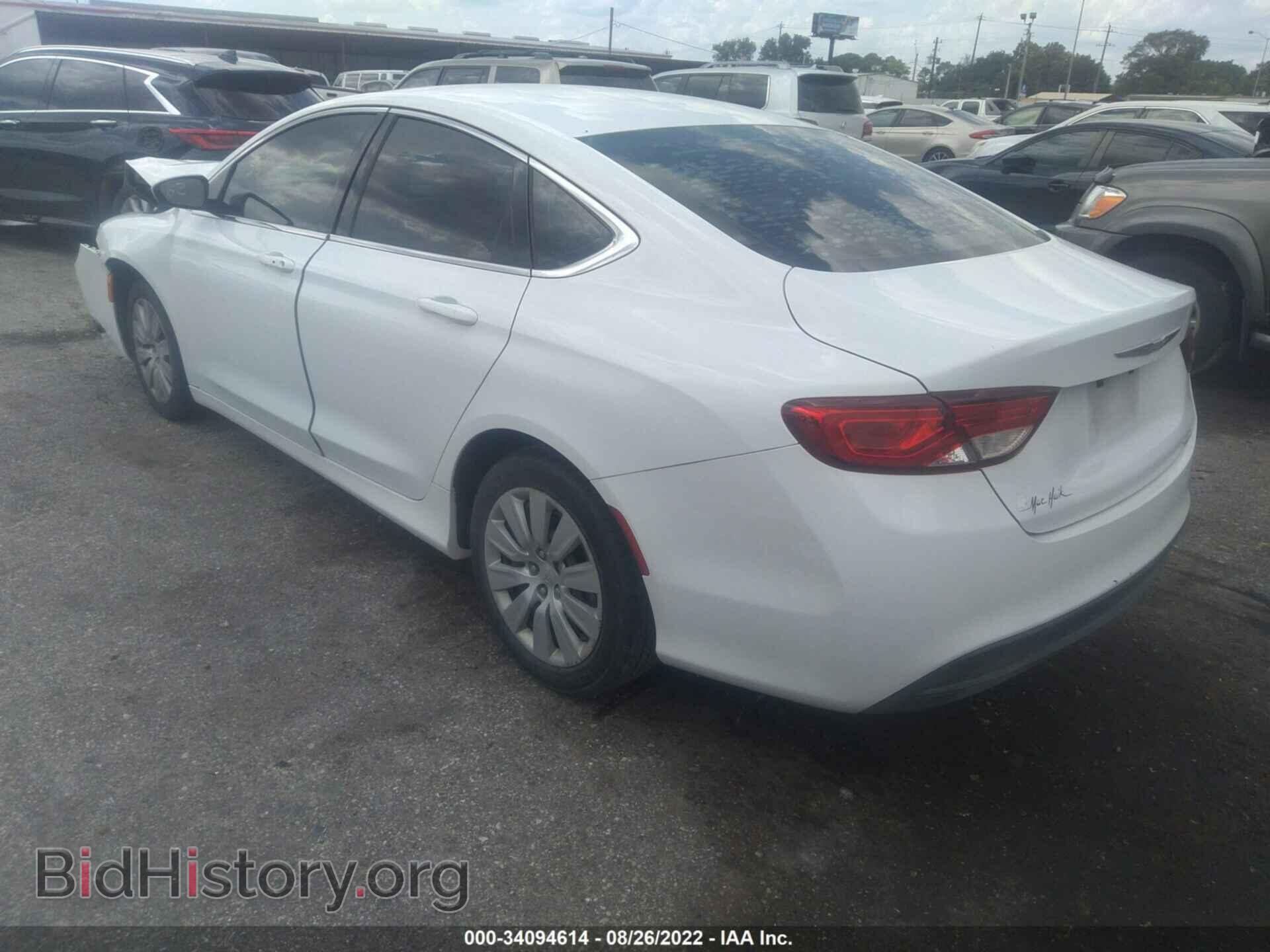 2016 CHRYSLER 200 - VIN: 1C3CCCFB6GN162473 - Фото 3