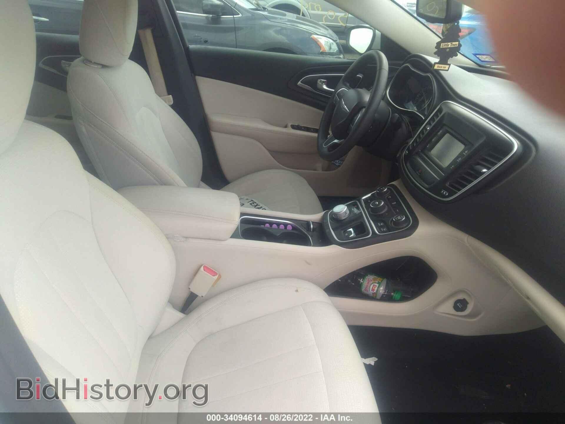 2016 CHRYSLER 200 - VIN: 1C3CCCFB6GN162473 - Фото 5