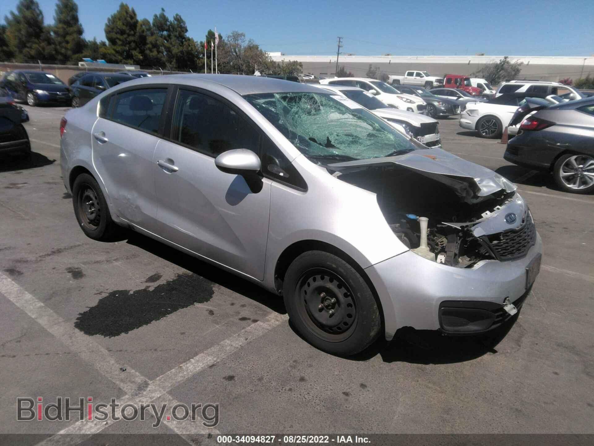 Фотография KNADM4A37C6071247 - KIA RIO 2012