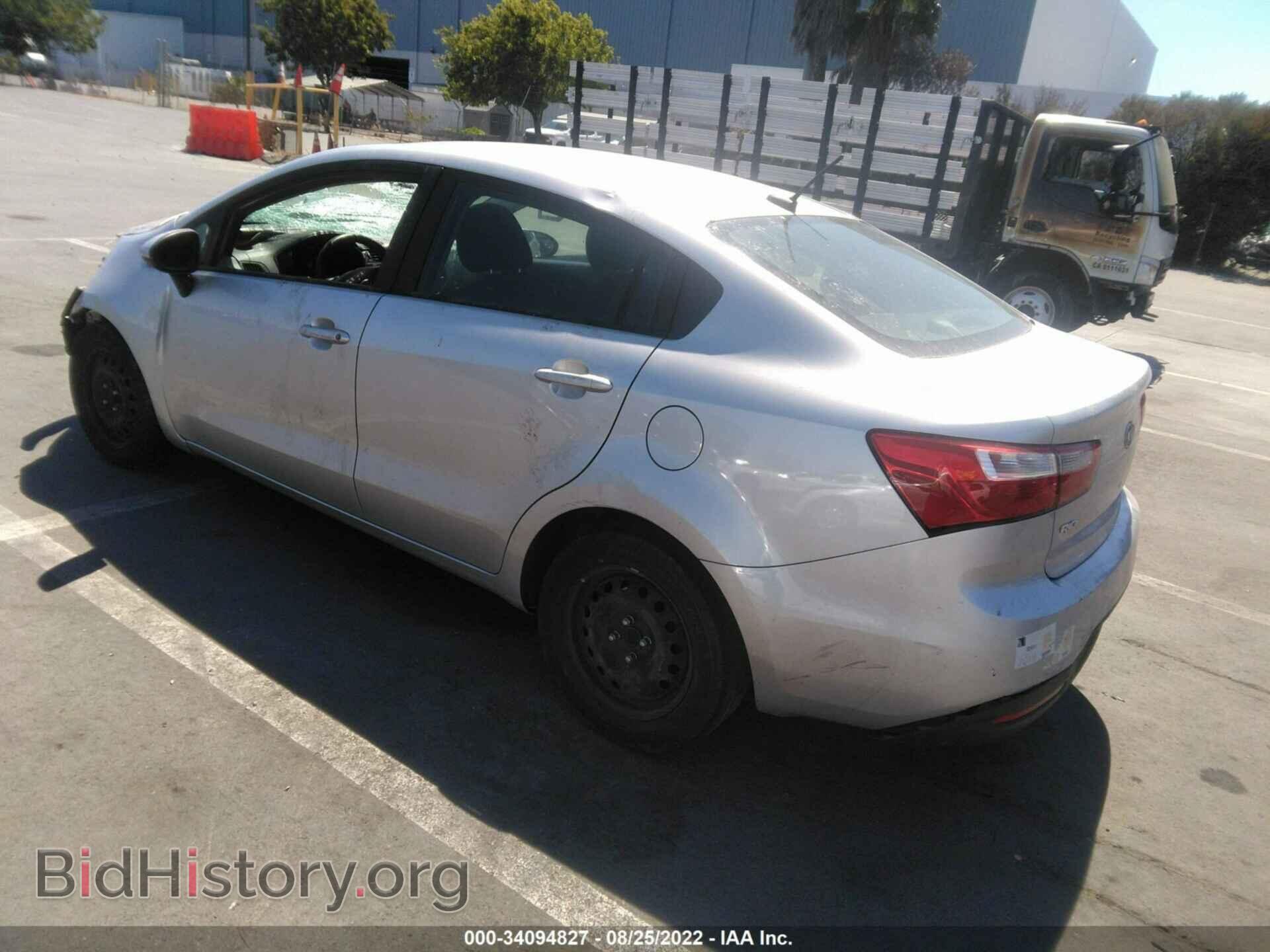 2012 KIA RIO - VIN: KNADM4A37C6071247 - Фото 3