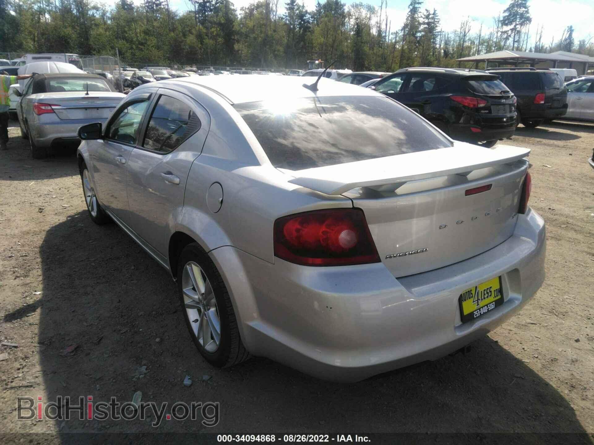 2012 DODGE AVENGER - VIN: 1C3CDZCB5CN204128 - Photo 3