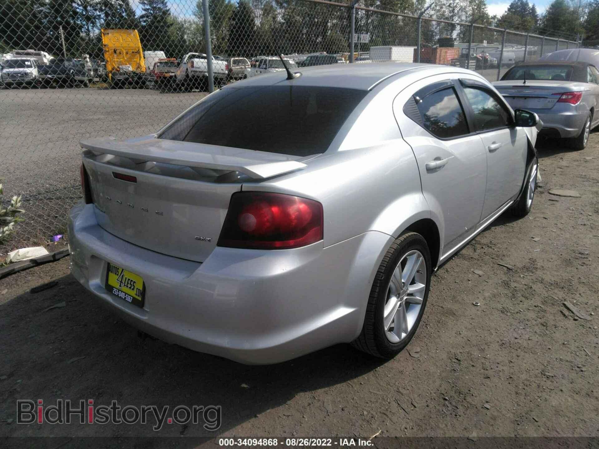 2012 DODGE AVENGER - VIN: 1C3CDZCB5CN204128 - Photo 4