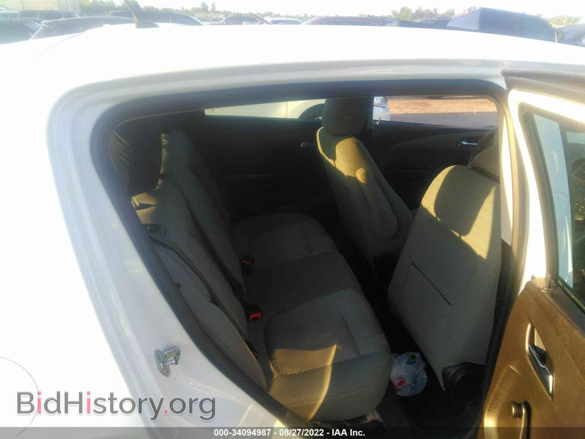 2012 CHEVROLET SONIC - VIN: 1G1JA6SH1C4149997 - Фото 8