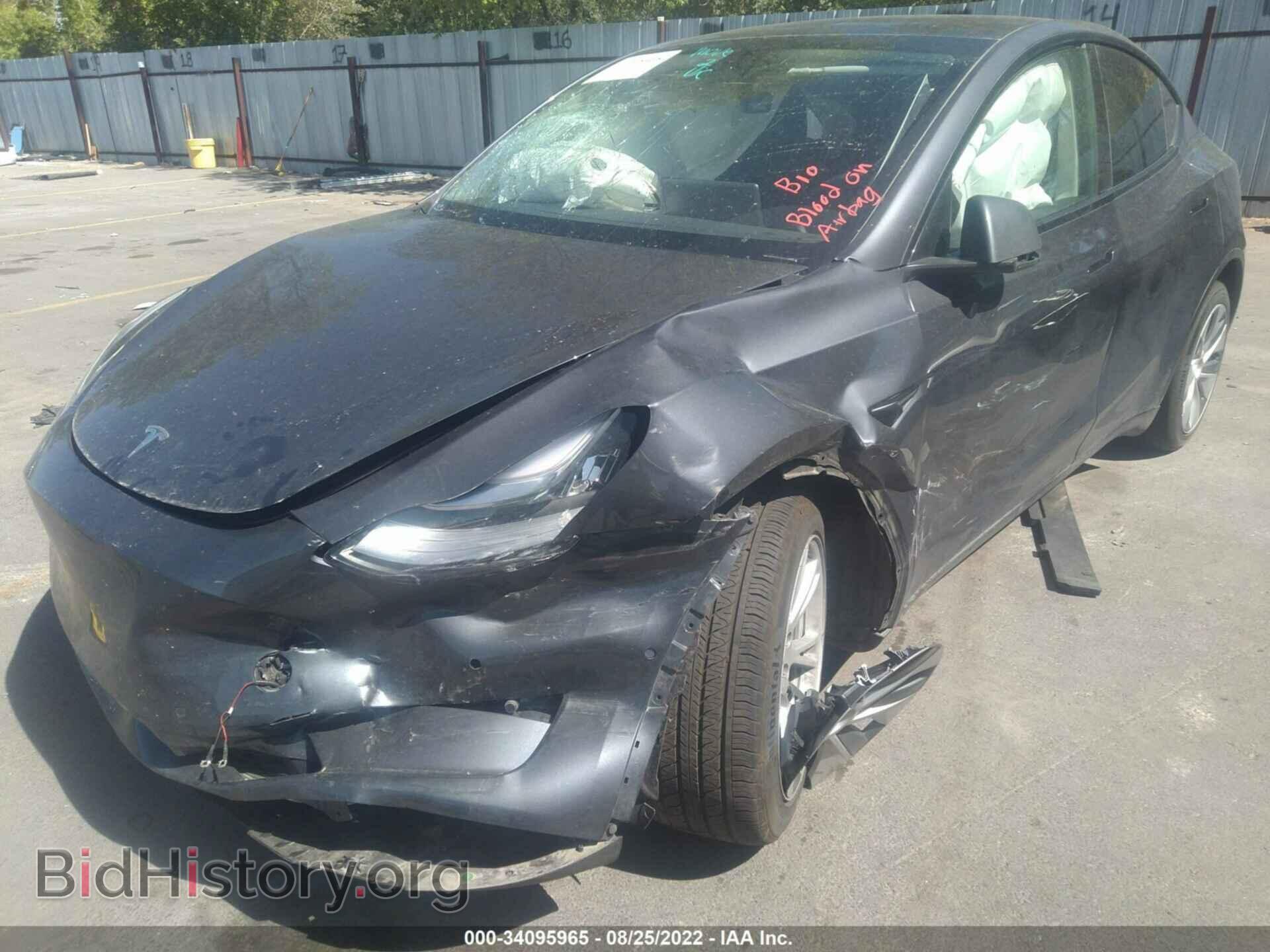 2022 TESLA MODEL Y - VIN: 7SAYGAEE1NF401237 - Фото 6