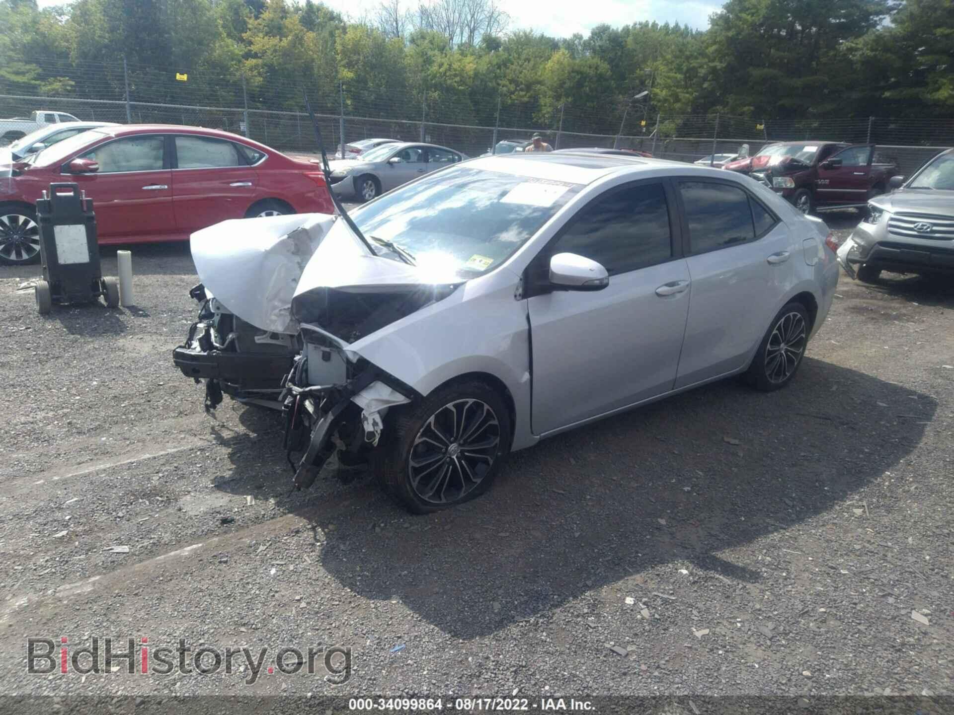 2014 TOYOTA COROLLA - VIN: 2T1BURHEXEC227386 - Фото 2