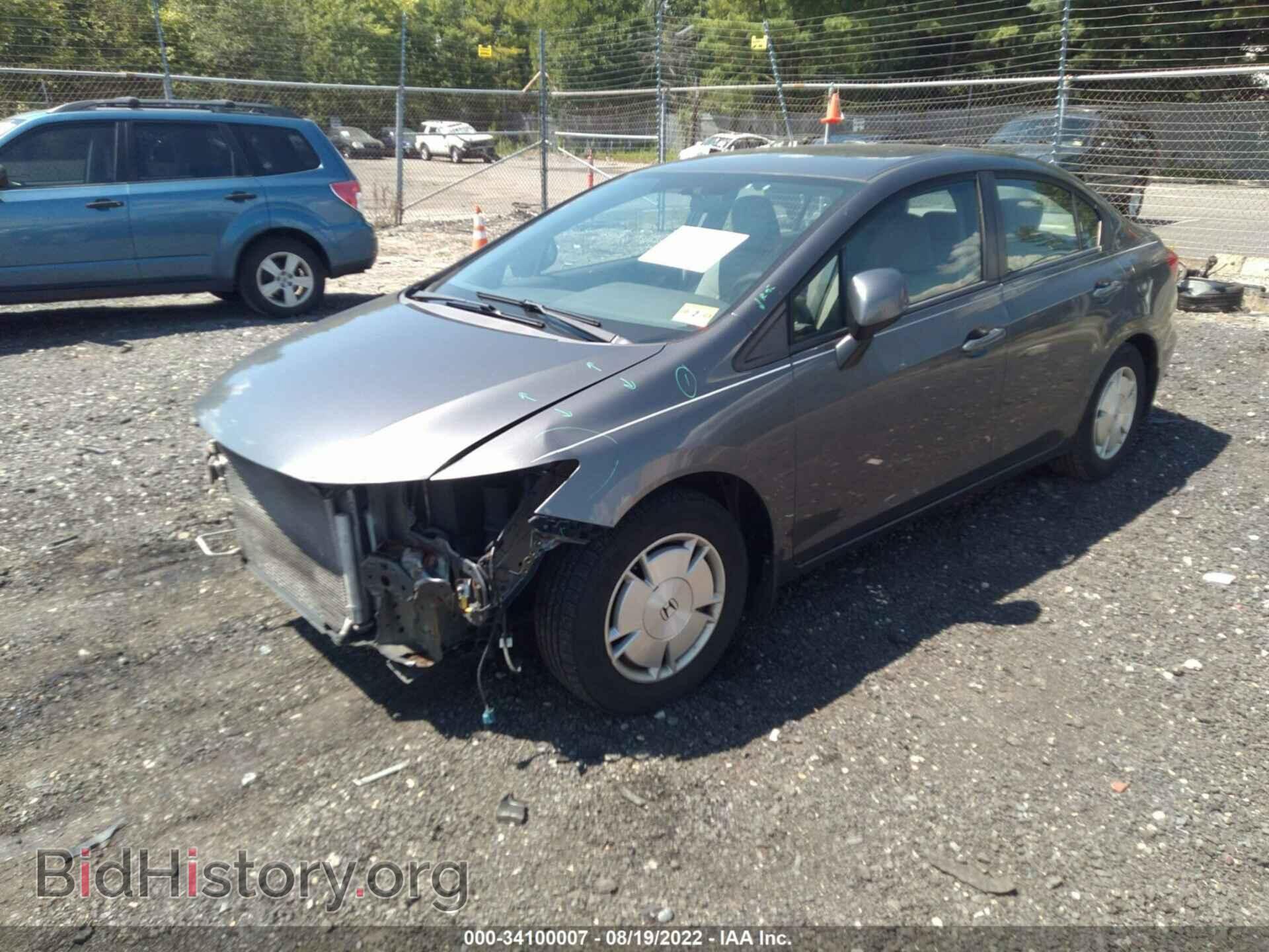 2012 HONDA CIVIC SDN - VIN: 2HGFB2F67CH541348 - Фото 2