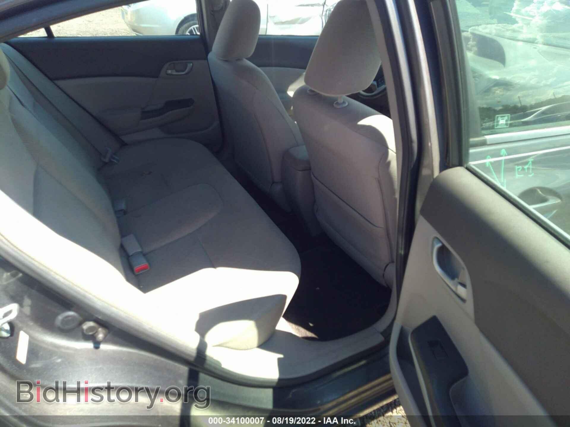2012 HONDA CIVIC SDN - VIN: 2HGFB2F67CH541348 - Фото 8