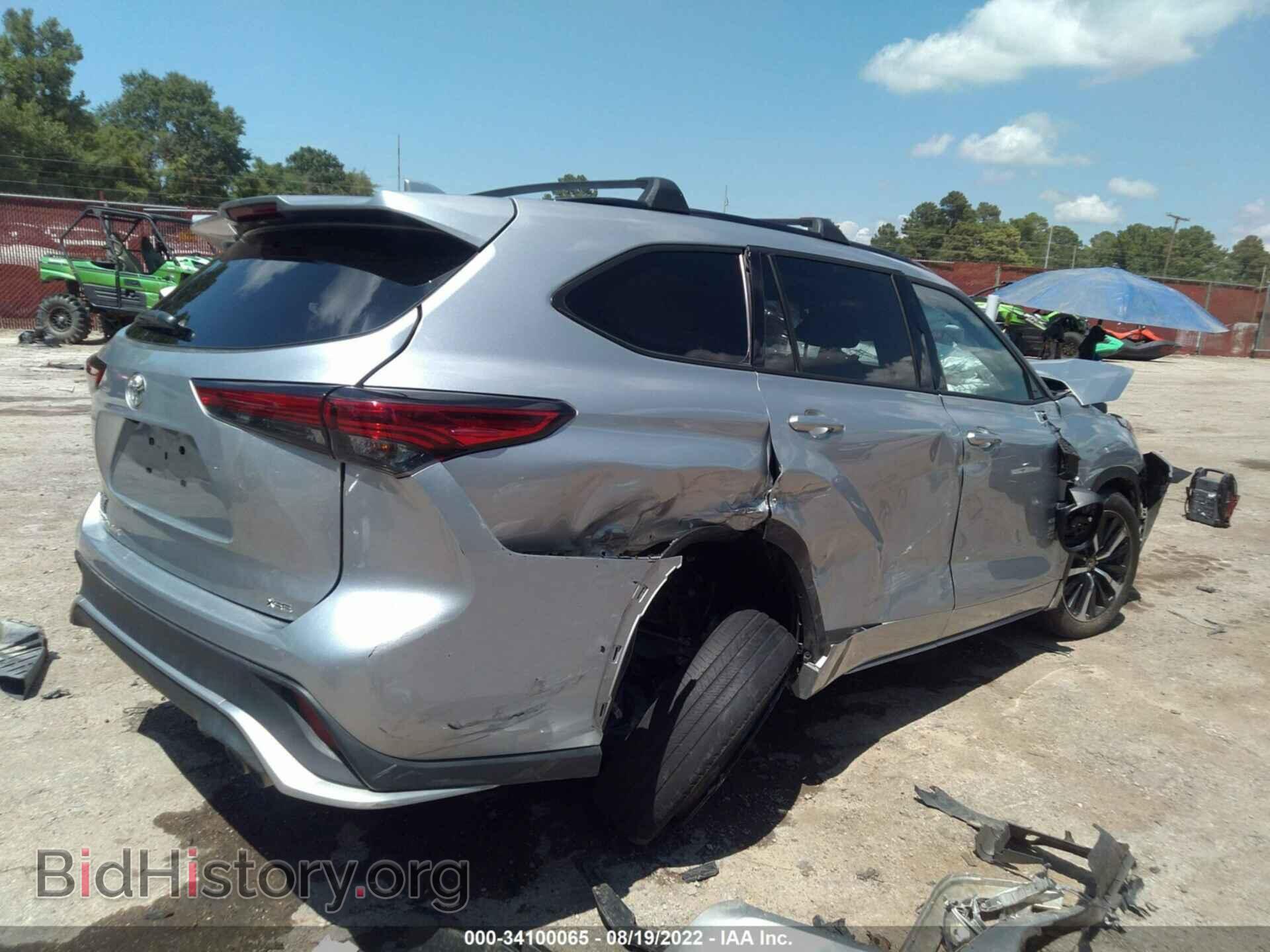 2021 TOYOTA HIGHLANDER - VIN: 5TDLZRAH9MS034257 - Фото 4