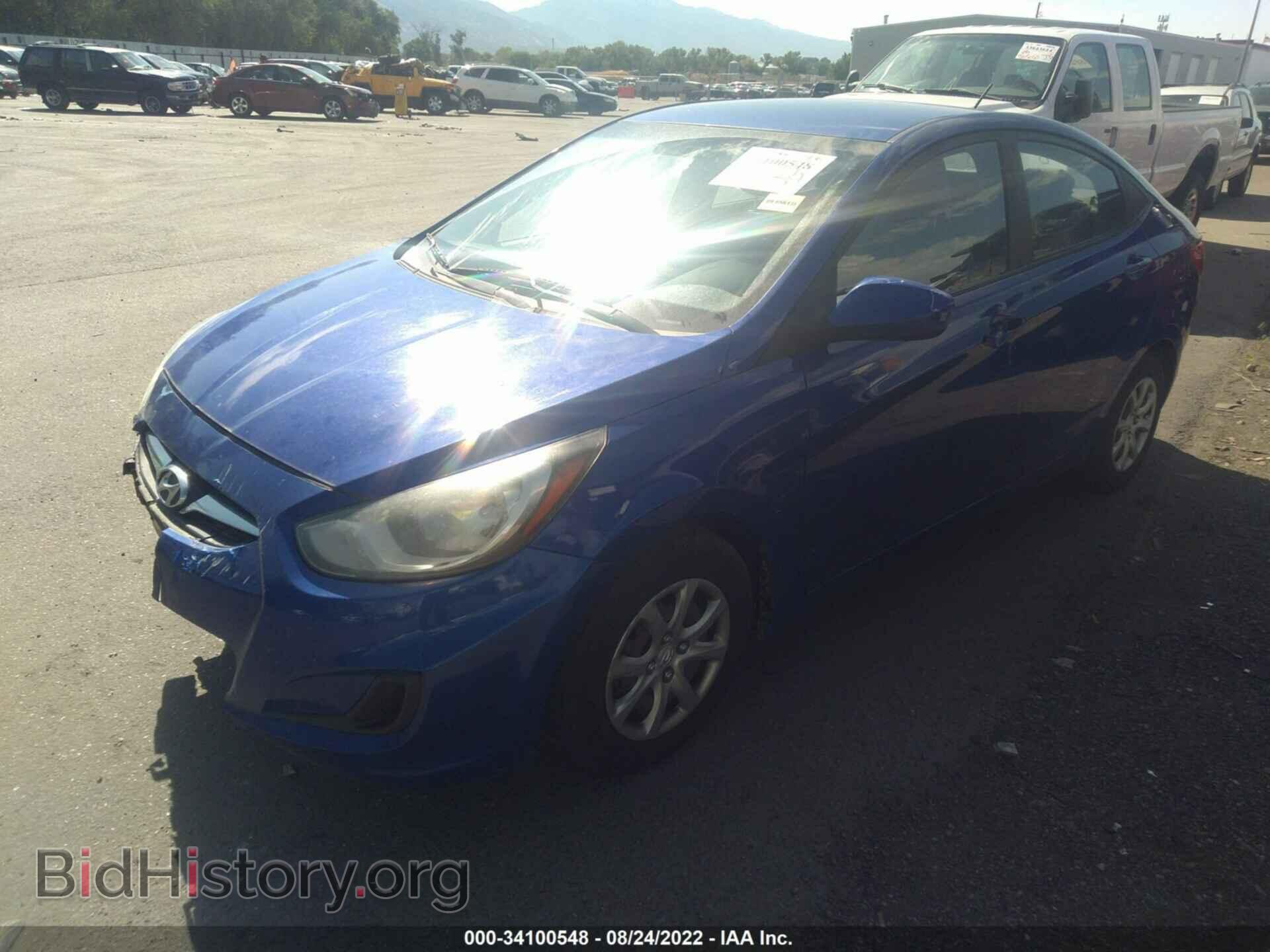 2013 HYUNDAI ACCENT - VIN: KMHCT4AE3DU543925 - Фото 2