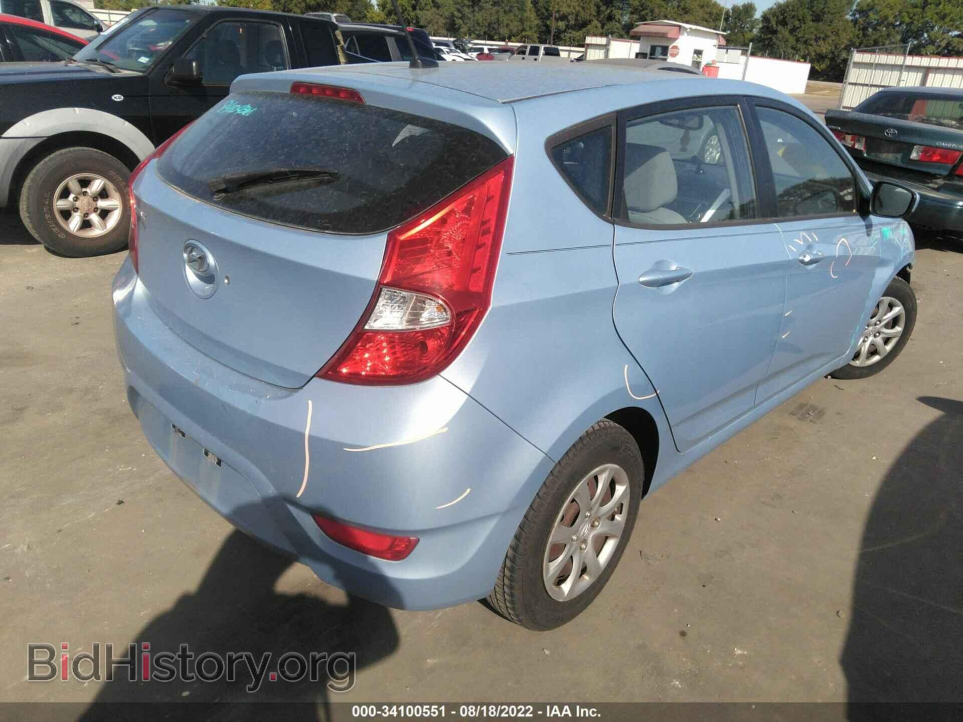 2012 HYUNDAI ACCENT - VIN: KMHCT5AE2CU039290 - Фото 4