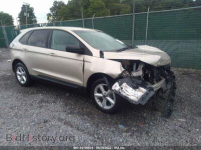 2017 Ford EDGE SE, beige — VIN 2FMPK4G91HBB35644, IAAI