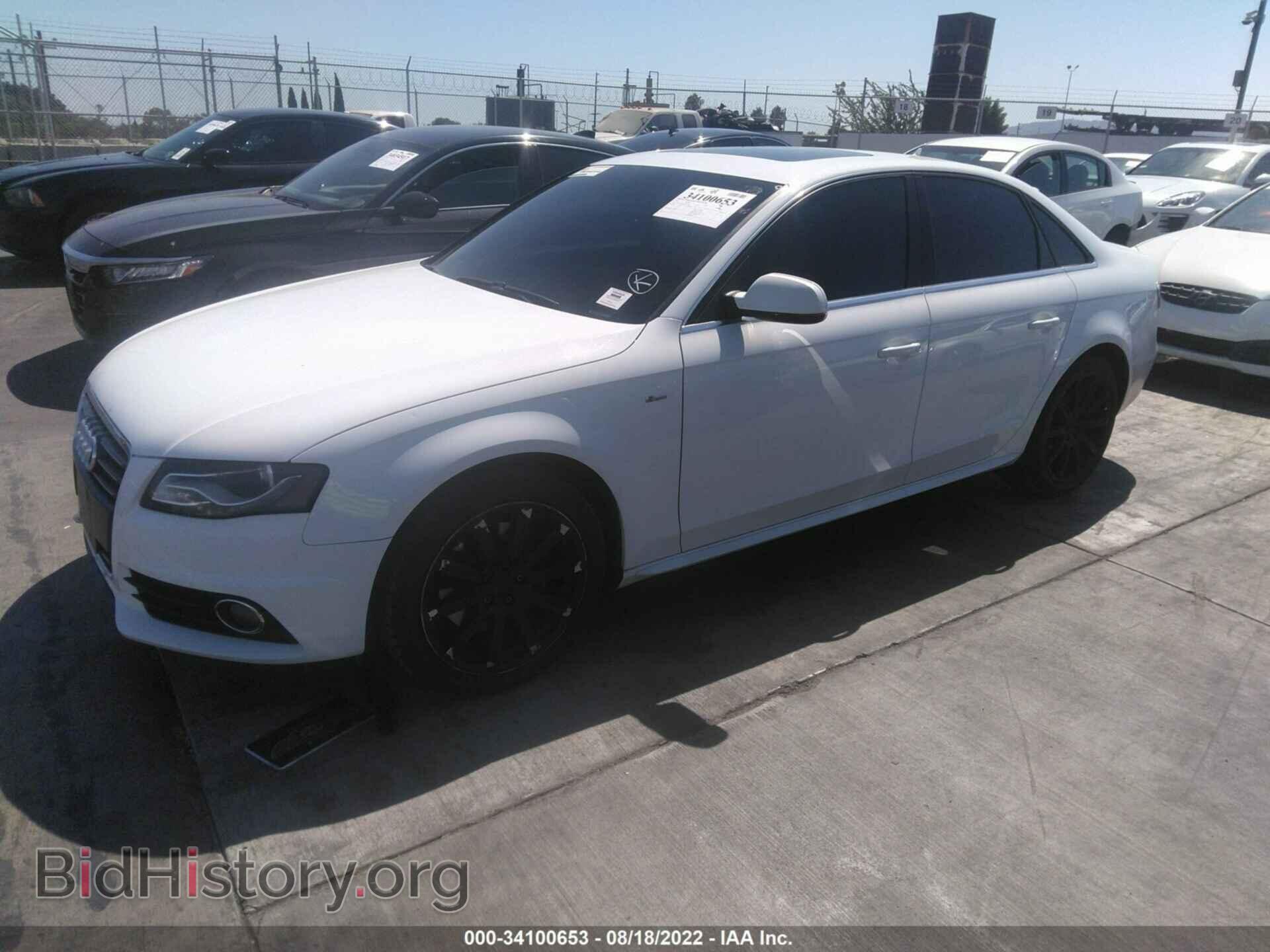 2012 AUDI A4 - VIN: WAUEFAFLXCN001611 - Photo 2