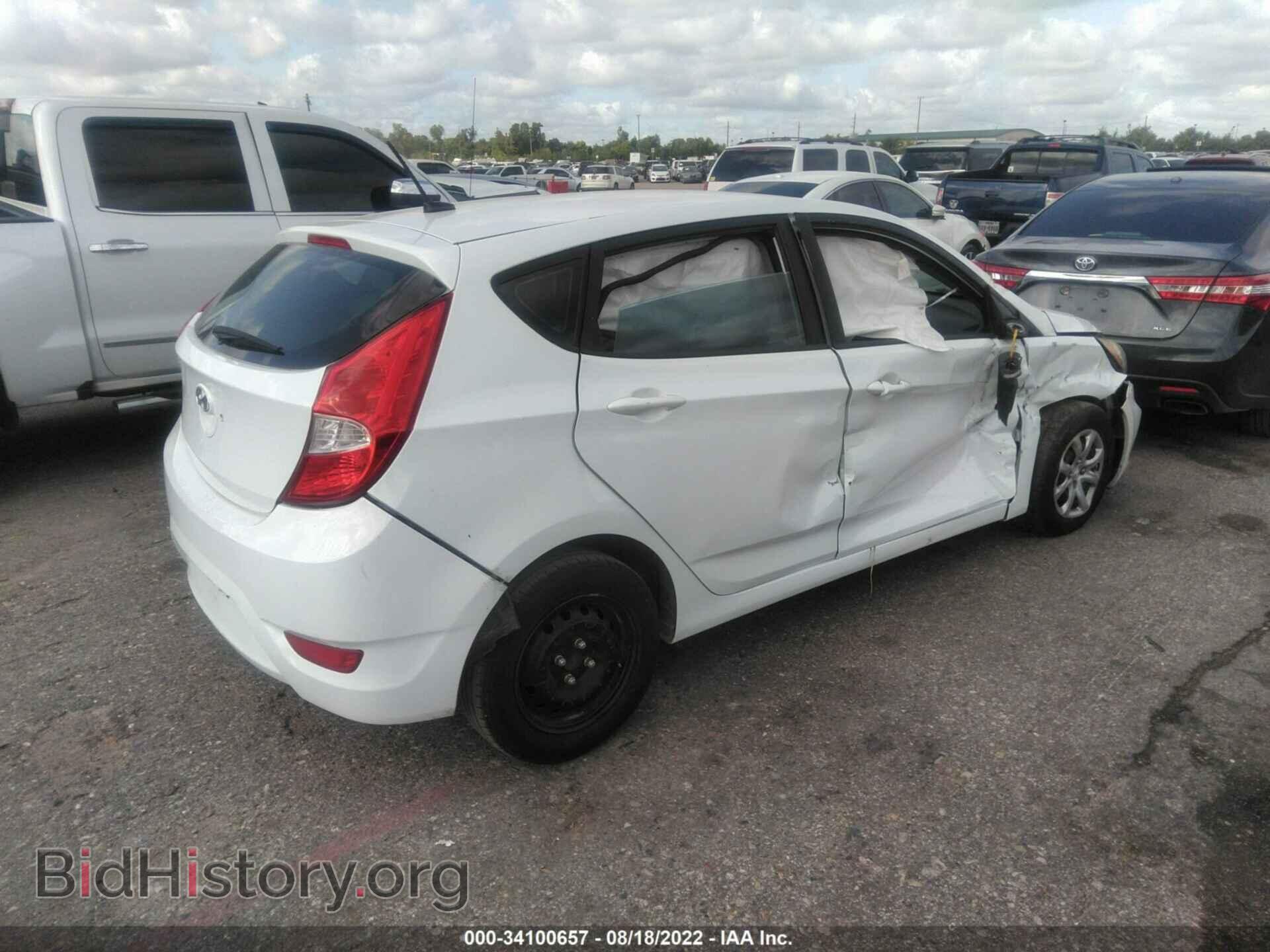 2012 HYUNDAI ACCENT - VIN: KMHCT5AE7CU058899 - Фото 4