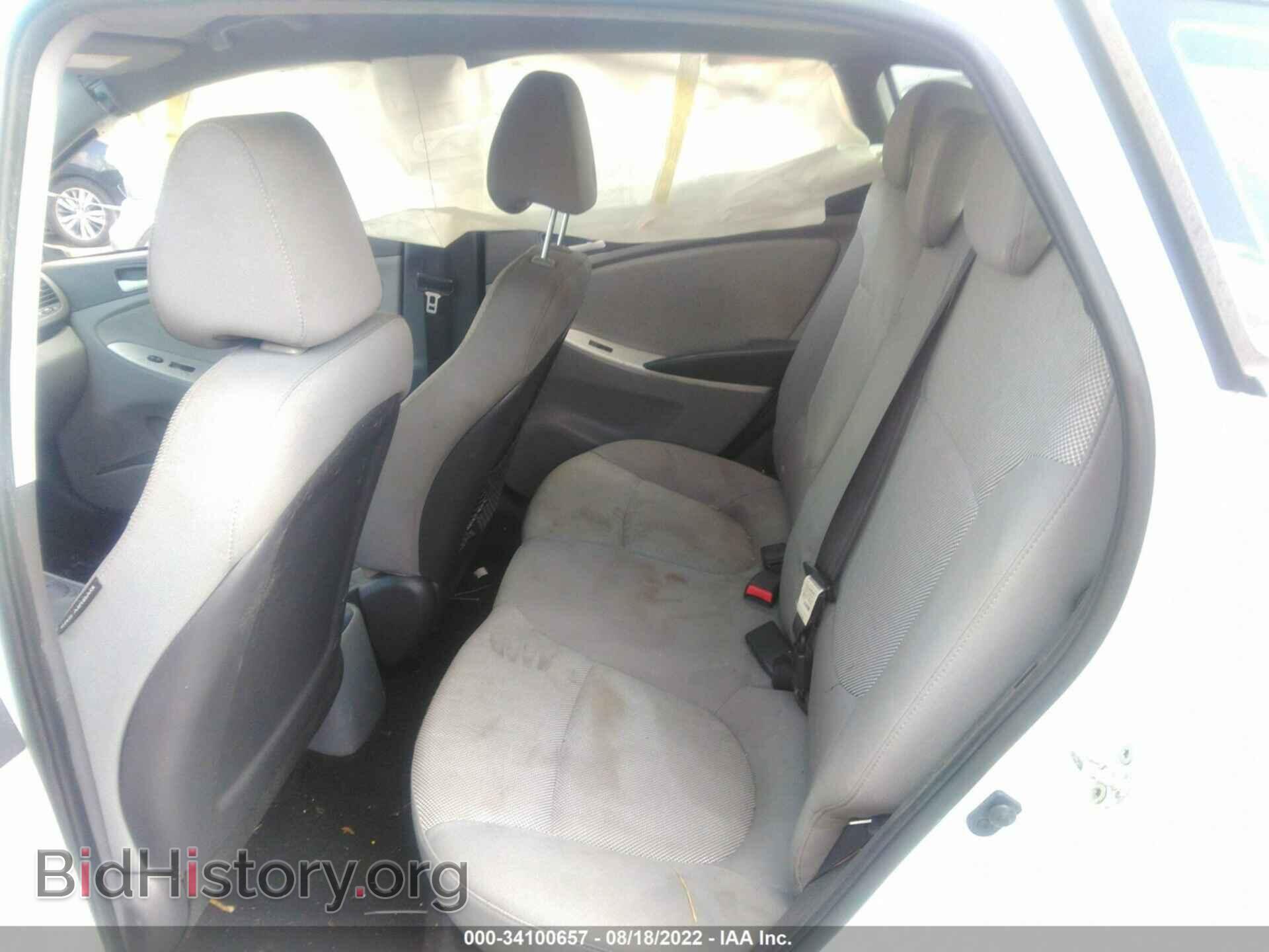 2012 HYUNDAI ACCENT - VIN: KMHCT5AE7CU058899 - Фото 8