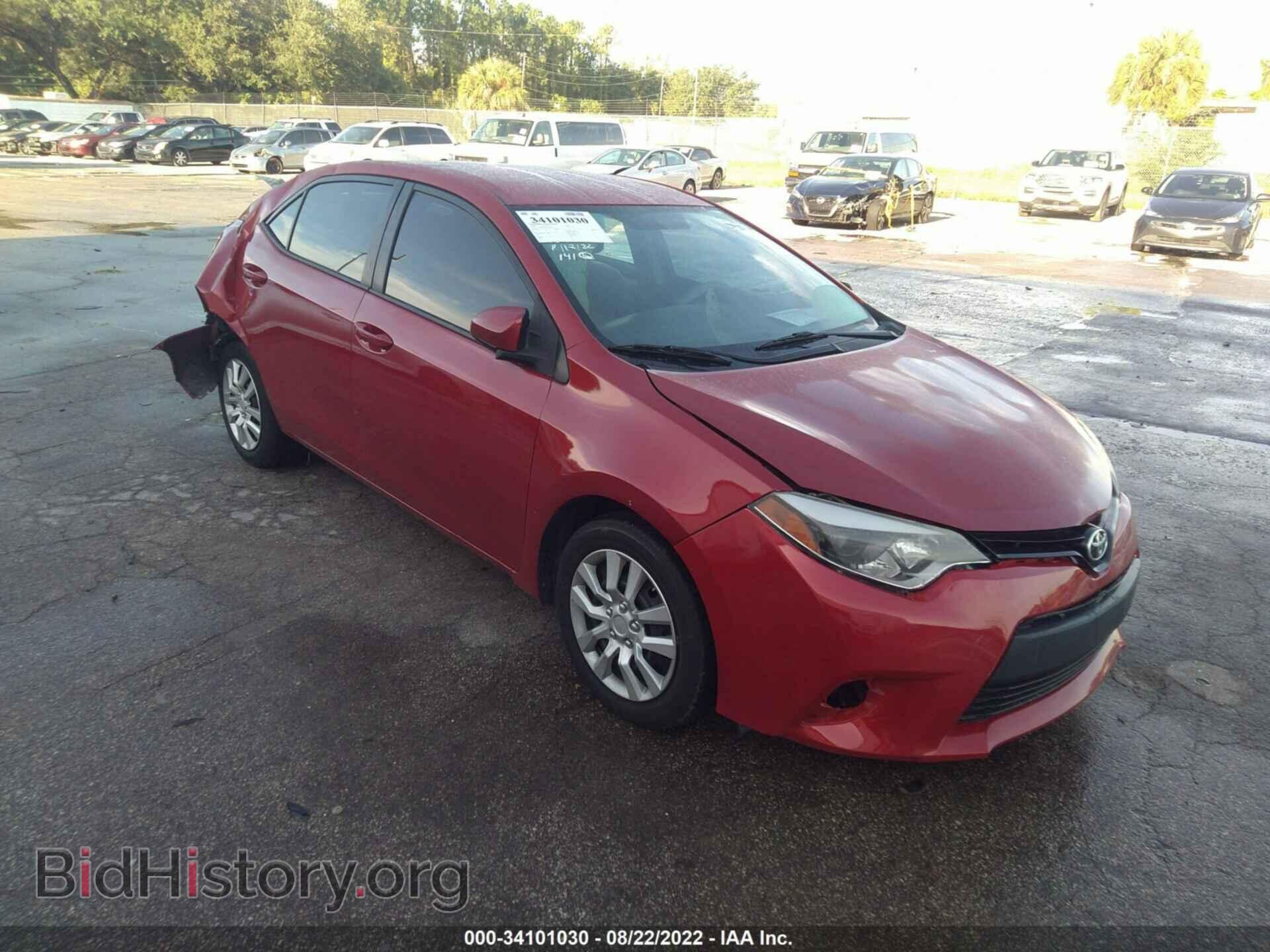 Фотография 5YFBURHEXEP086142 - TOYOTA COROLLA 2014