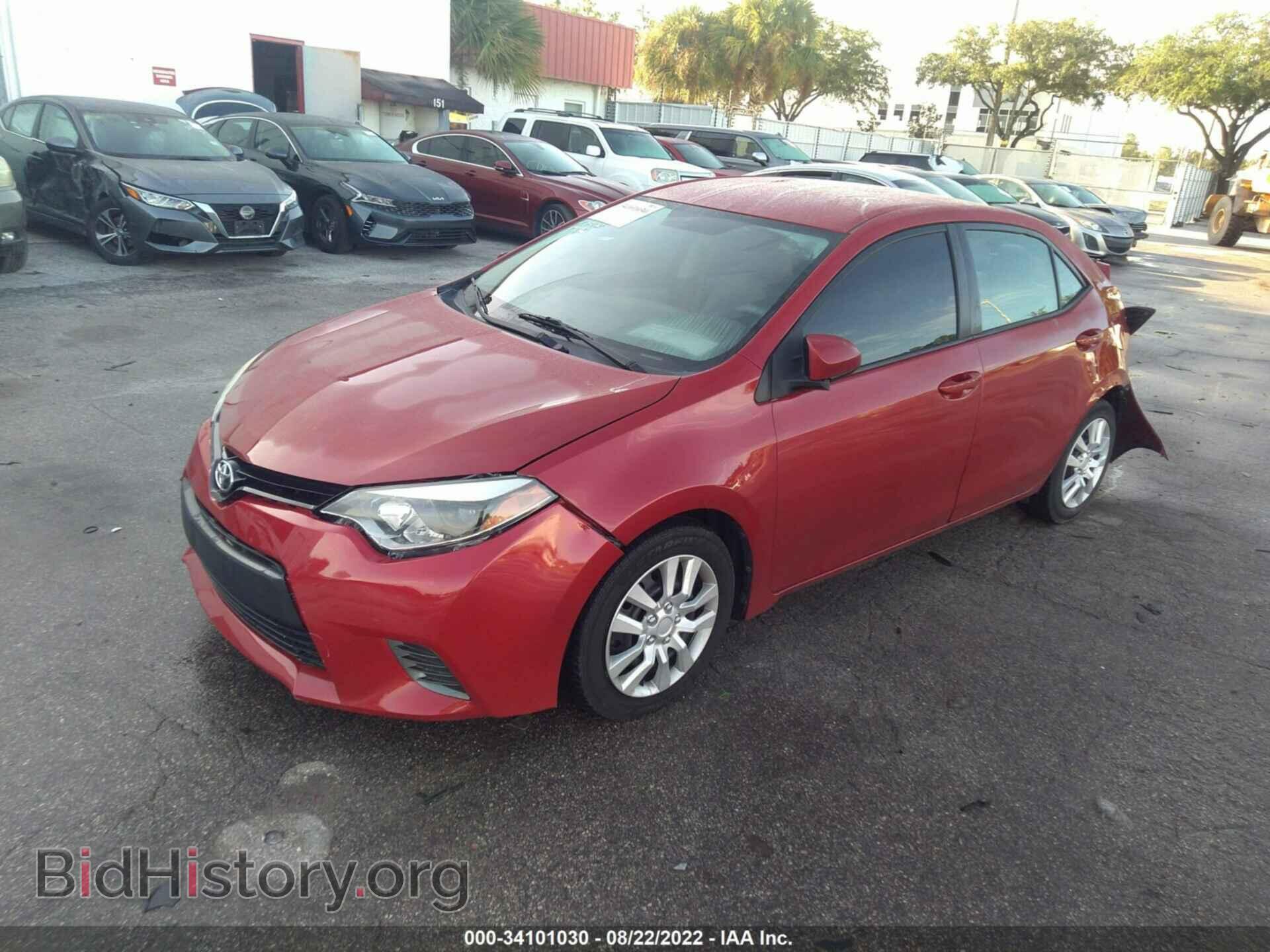 2014 TOYOTA COROLLA - VIN: 5YFBURHEXEP086142 - Фото 2
