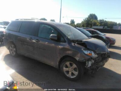 2012 Toyota SIENNA LE, серый — VIN 5TDKK3DC2CS200419, IAAI