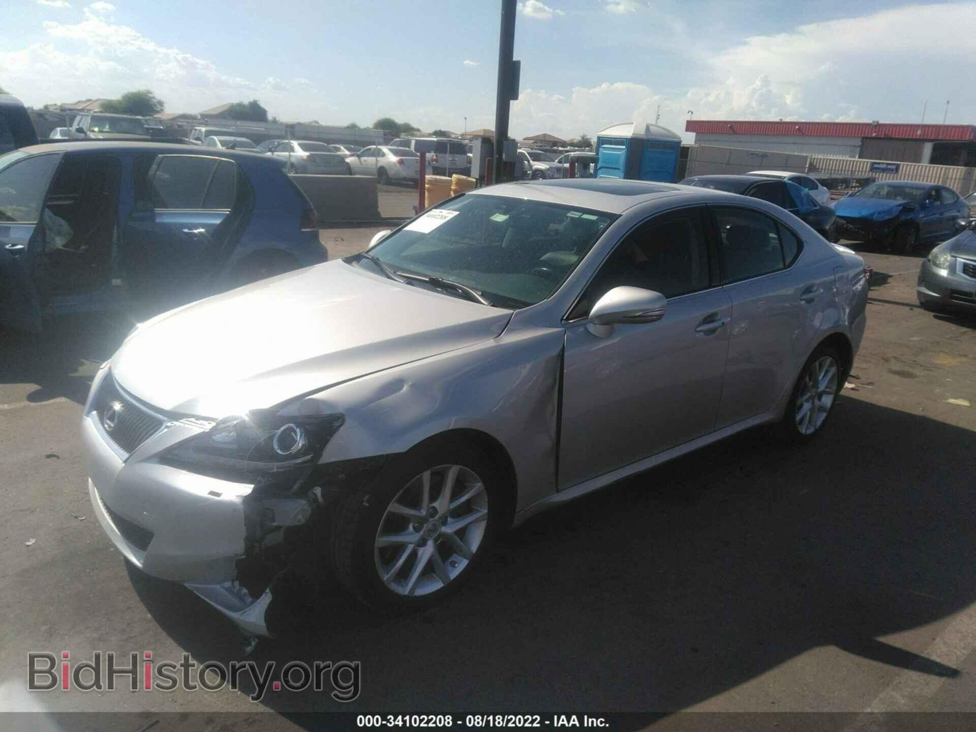 2012 LEXUS IS 350 - VIN: JTHCE5C24C5002459 - Фото 2