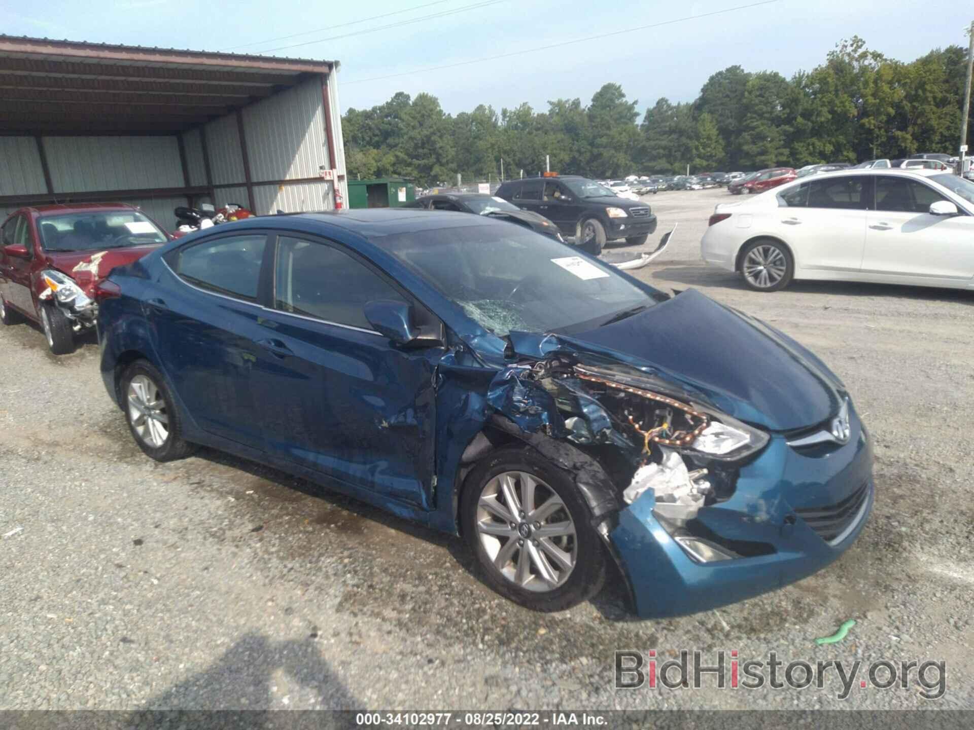 Photo KMHDH4AE8FU250529 - HYUNDAI ELANTRA 2015