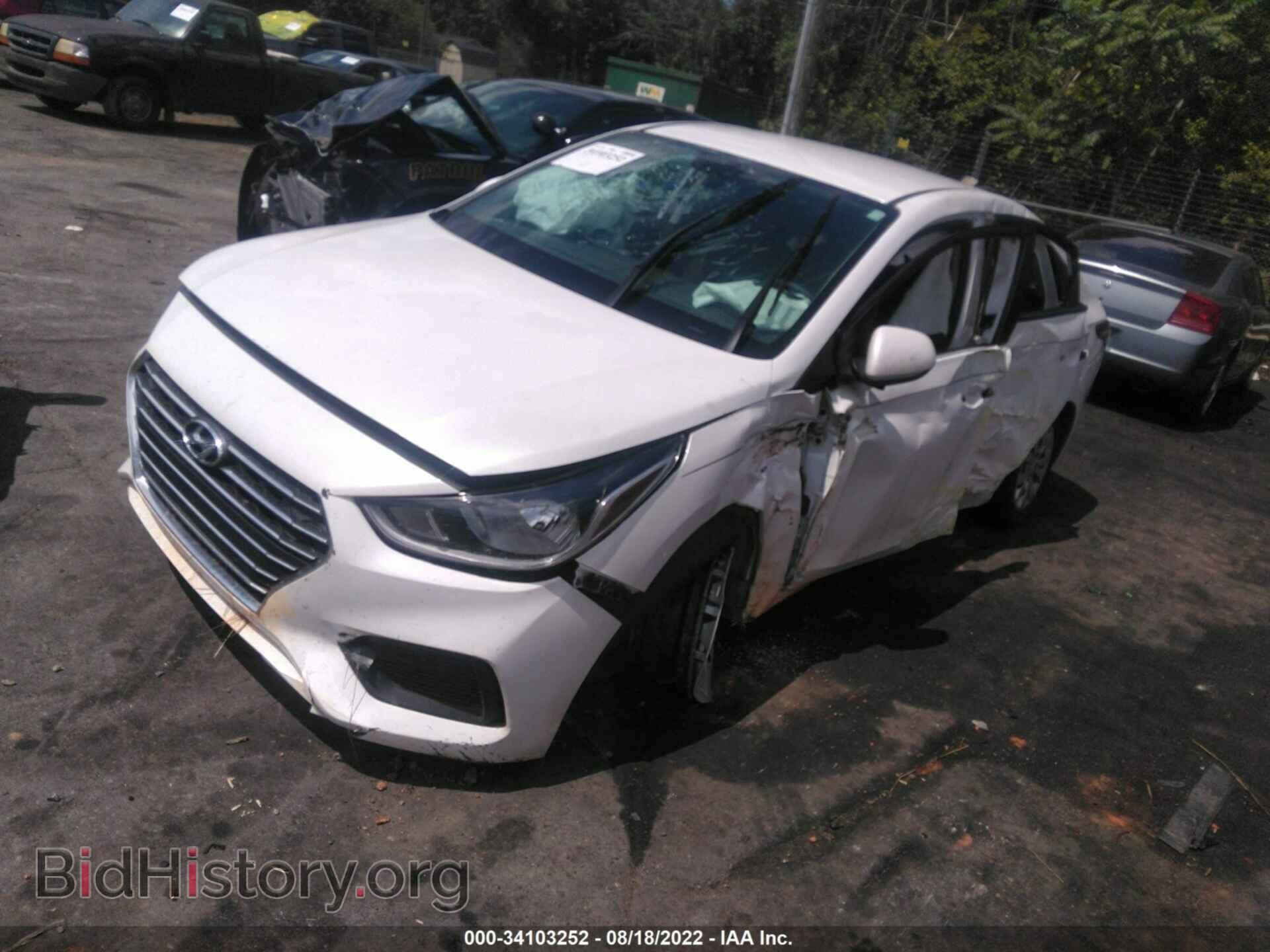 2022 HYUNDAI ACCENT - VIN: 3KPC24A62NE159229 - Фото 2