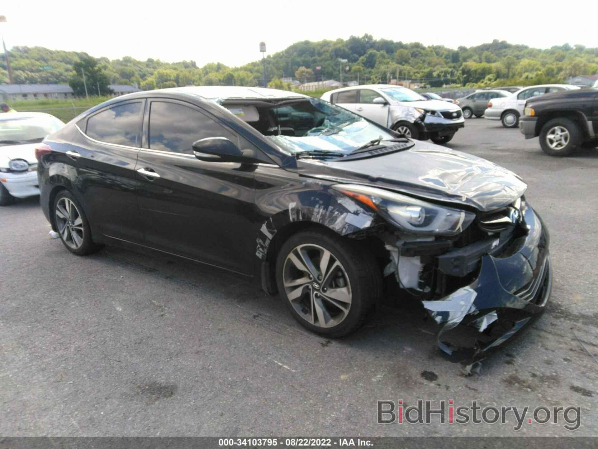 Photo 5NPDH4AE4FH547621 - HYUNDAI ELANTRA 2015