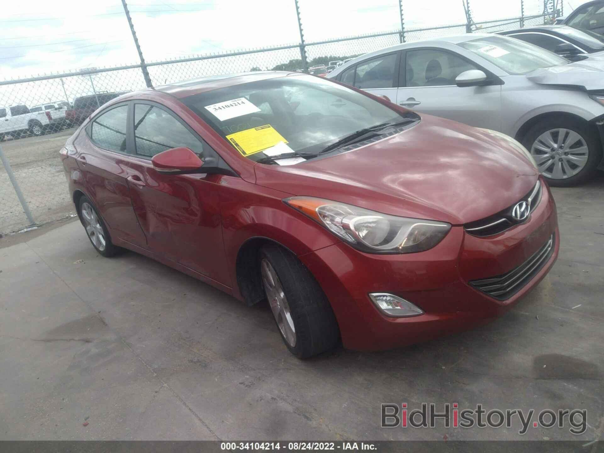 Фотография KMHDH4AE7CU391233 - HYUNDAI ELANTRA 2012