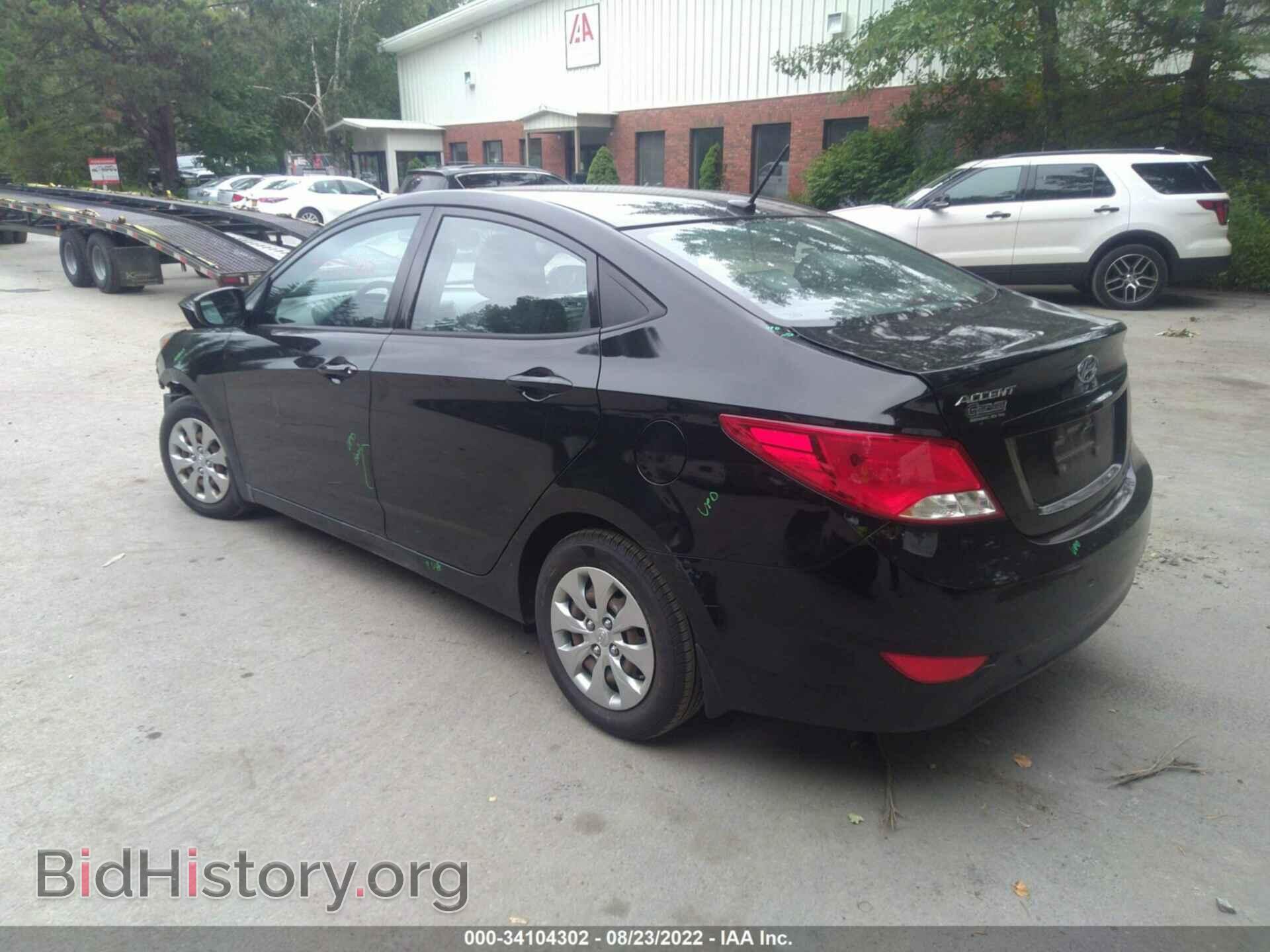 2016 HYUNDAI ACCENT - VIN: KMHCT4AE0GU134334 - Фото 3