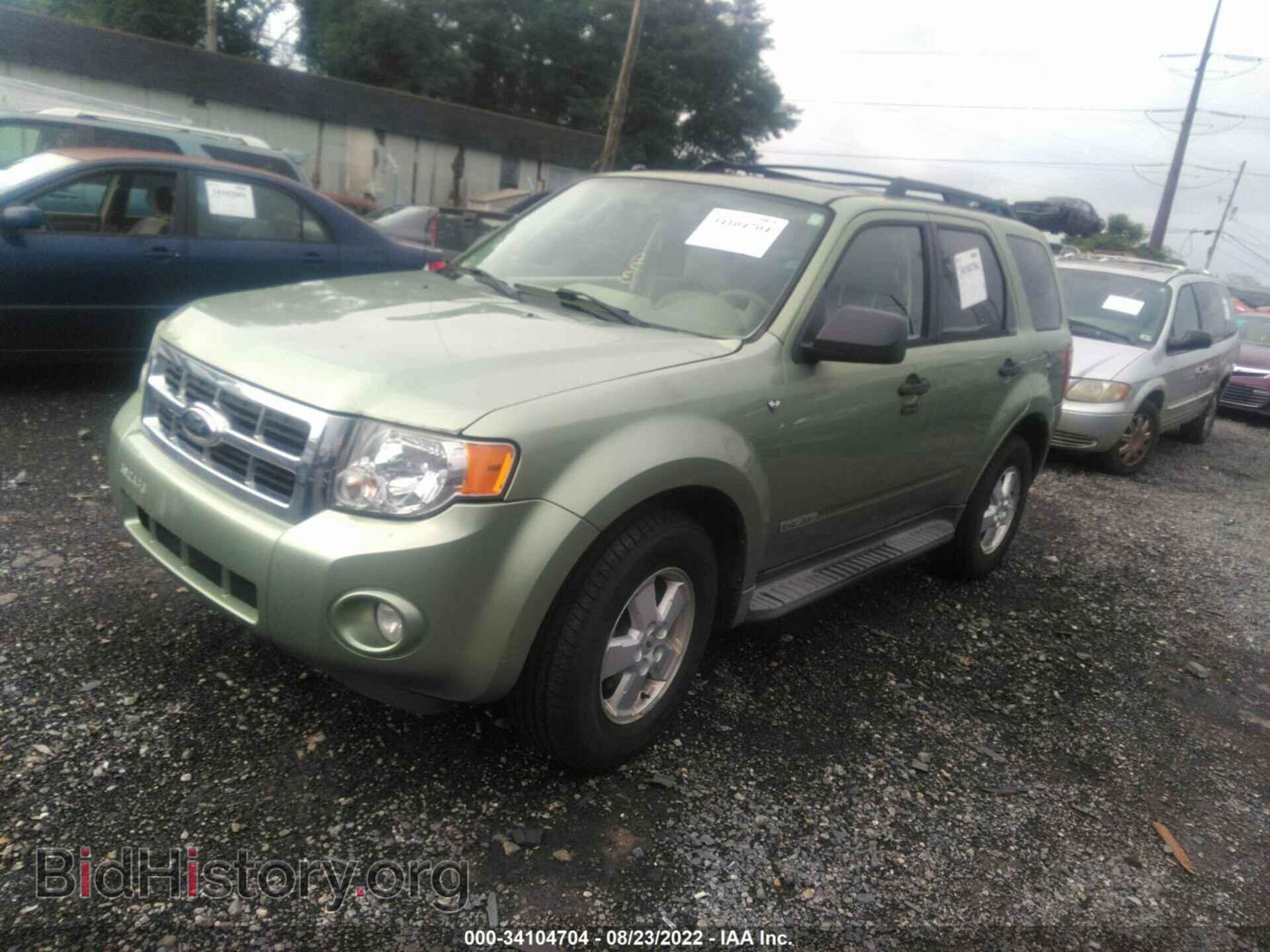 2008 FORD ESCAPE - VIN: 1FMCU93188KA80735 - Фото 2