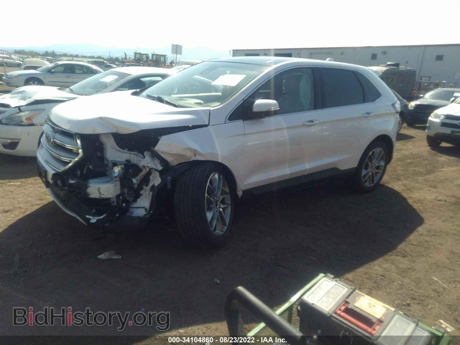 2015 FORD EDGE - VIN: 2FMPK4K90FBB09430 - Фото 2