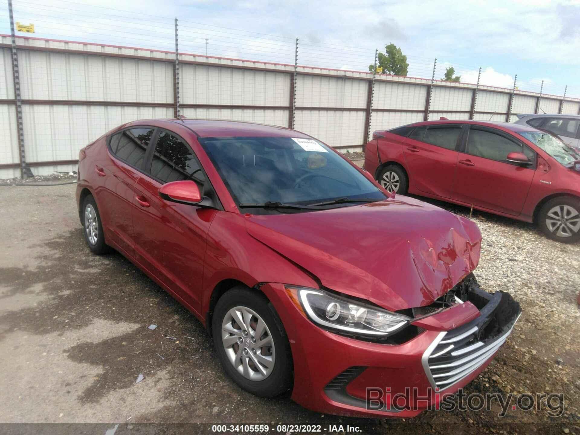 Photo KMHD74LF1HU329472 - HYUNDAI ELANTRA 2017