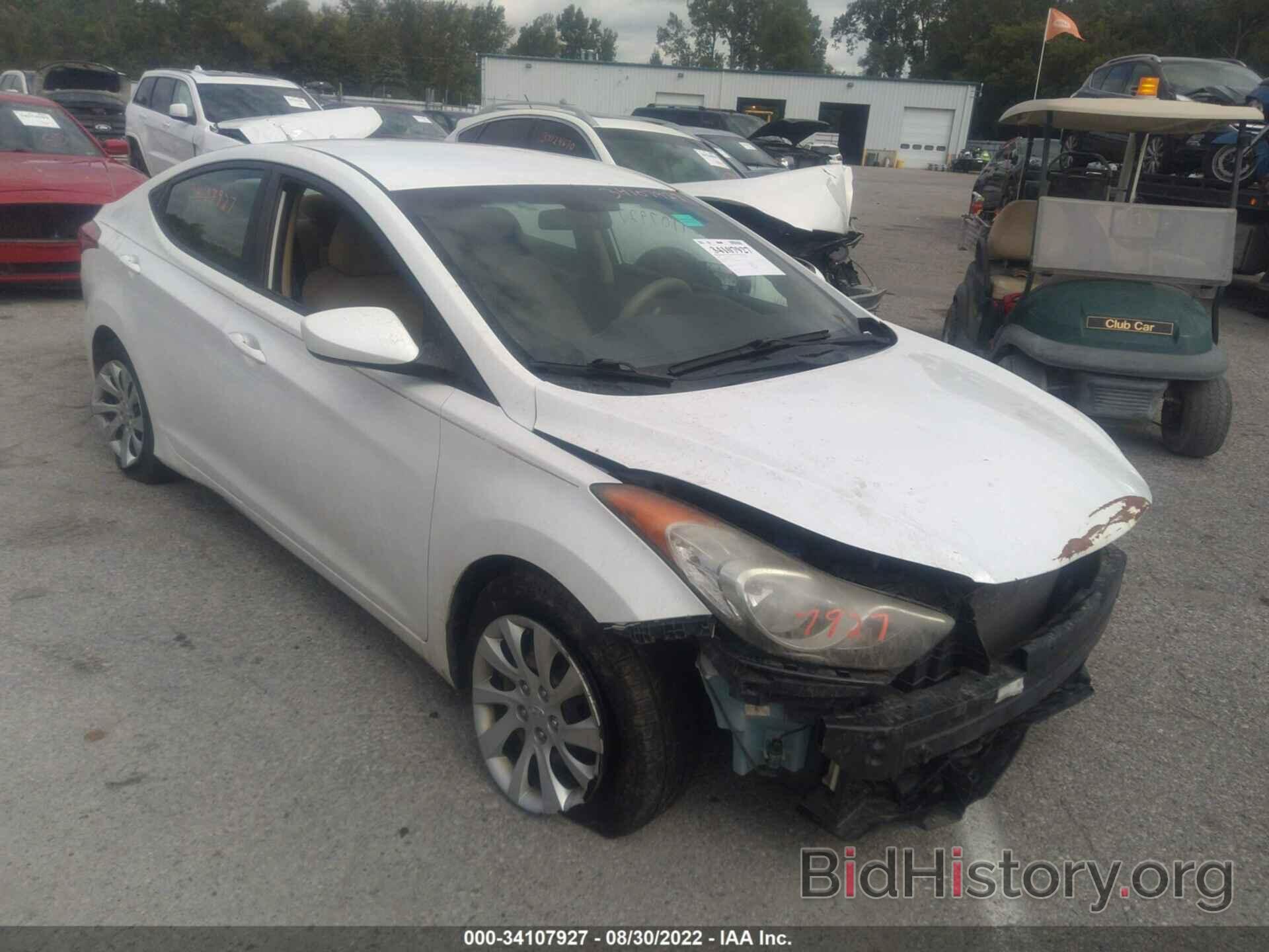 Photo 5NPDH4AE4BH010614 - HYUNDAI ELANTRA 2011