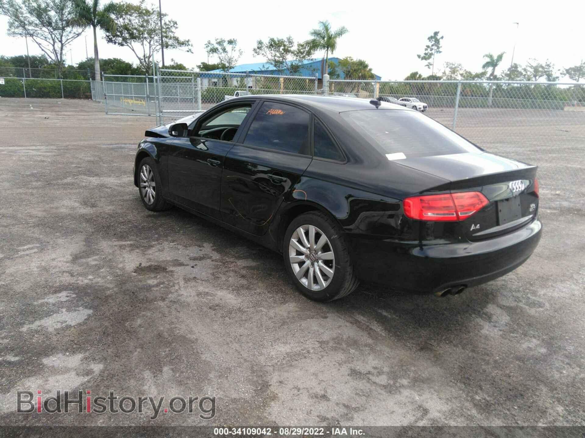 2012 AUDI A4 - VIN: WAUAFAFL6CN009655 - Фото 3
