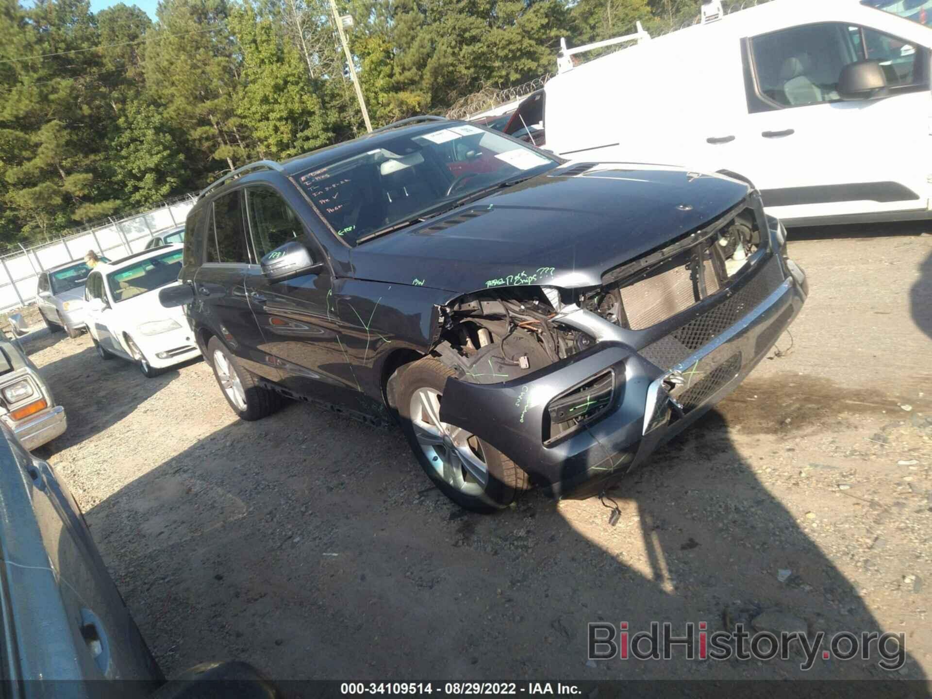 Photo 4JGDA5HB8FA500164 - MERCEDES-BENZ M-CLASS 2015