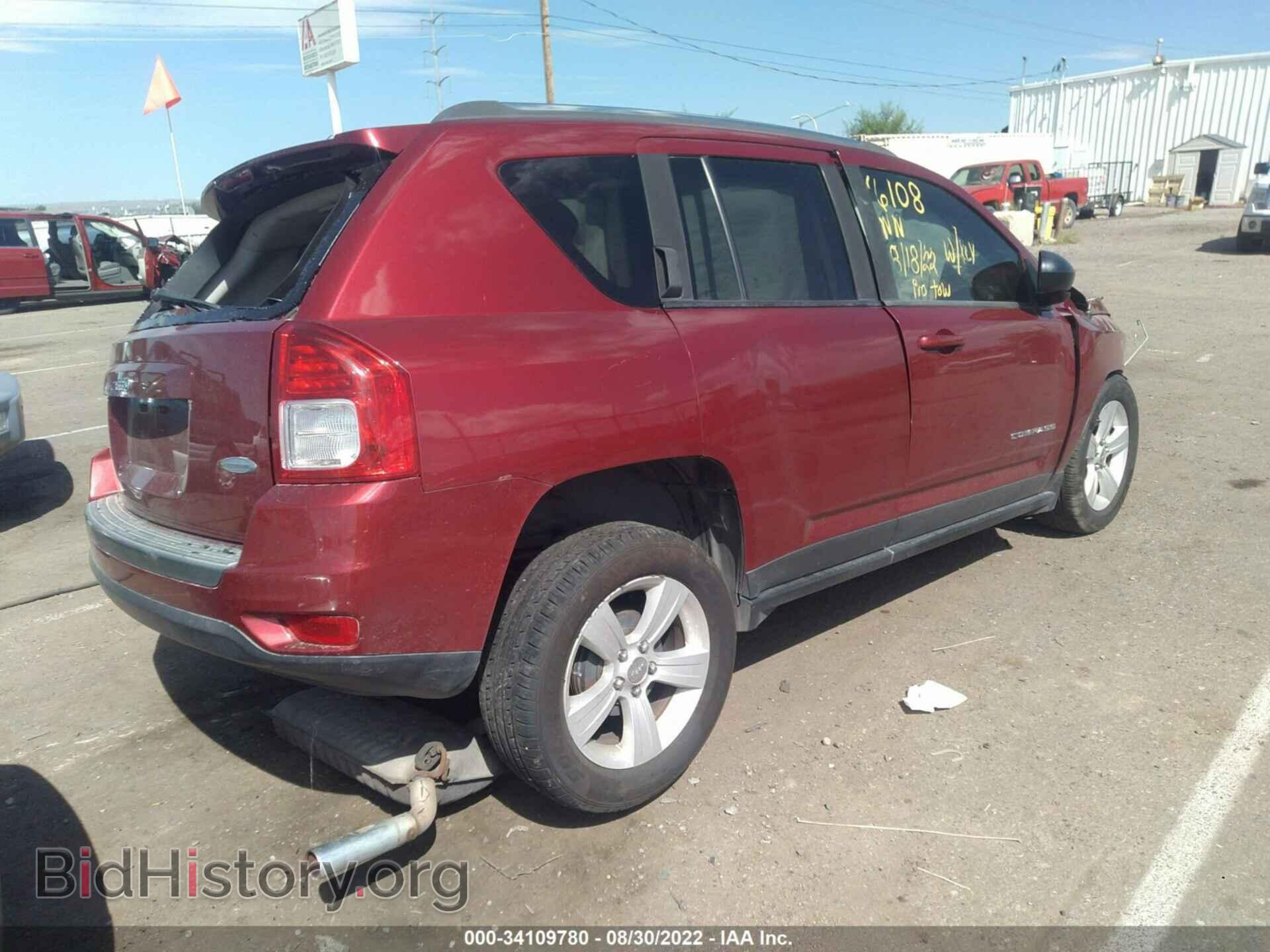 2013 JEEP COMPASS - VIN: 1C4NJCEB9DD182987 - Фото 4