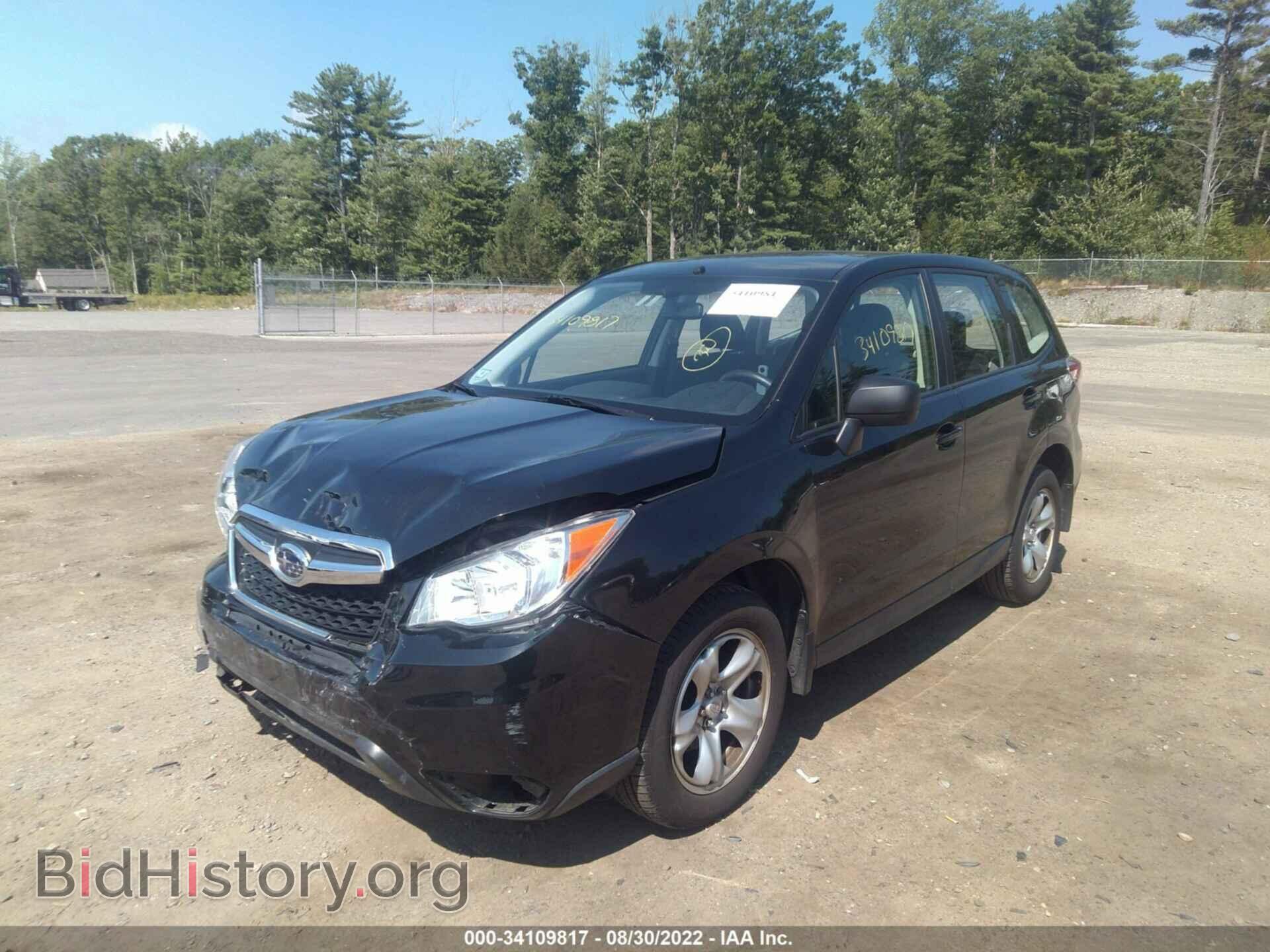 2014 SUBARU FORESTER - VIN: JF2SJAAC8EH416117 - Фото 2