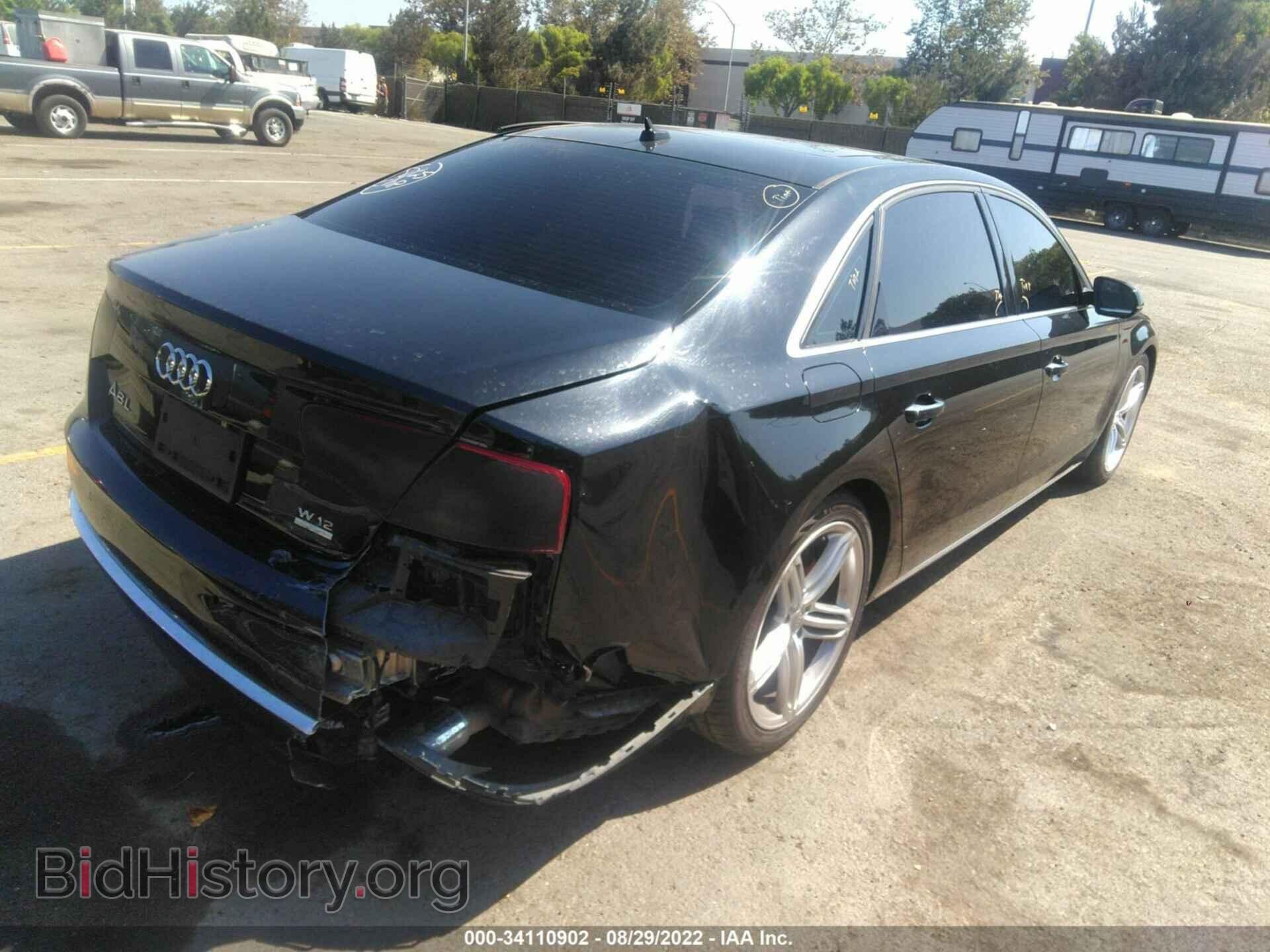 2013 AUDI A8 L - VIN: WAURGAFD6DN004191 - Фото 4