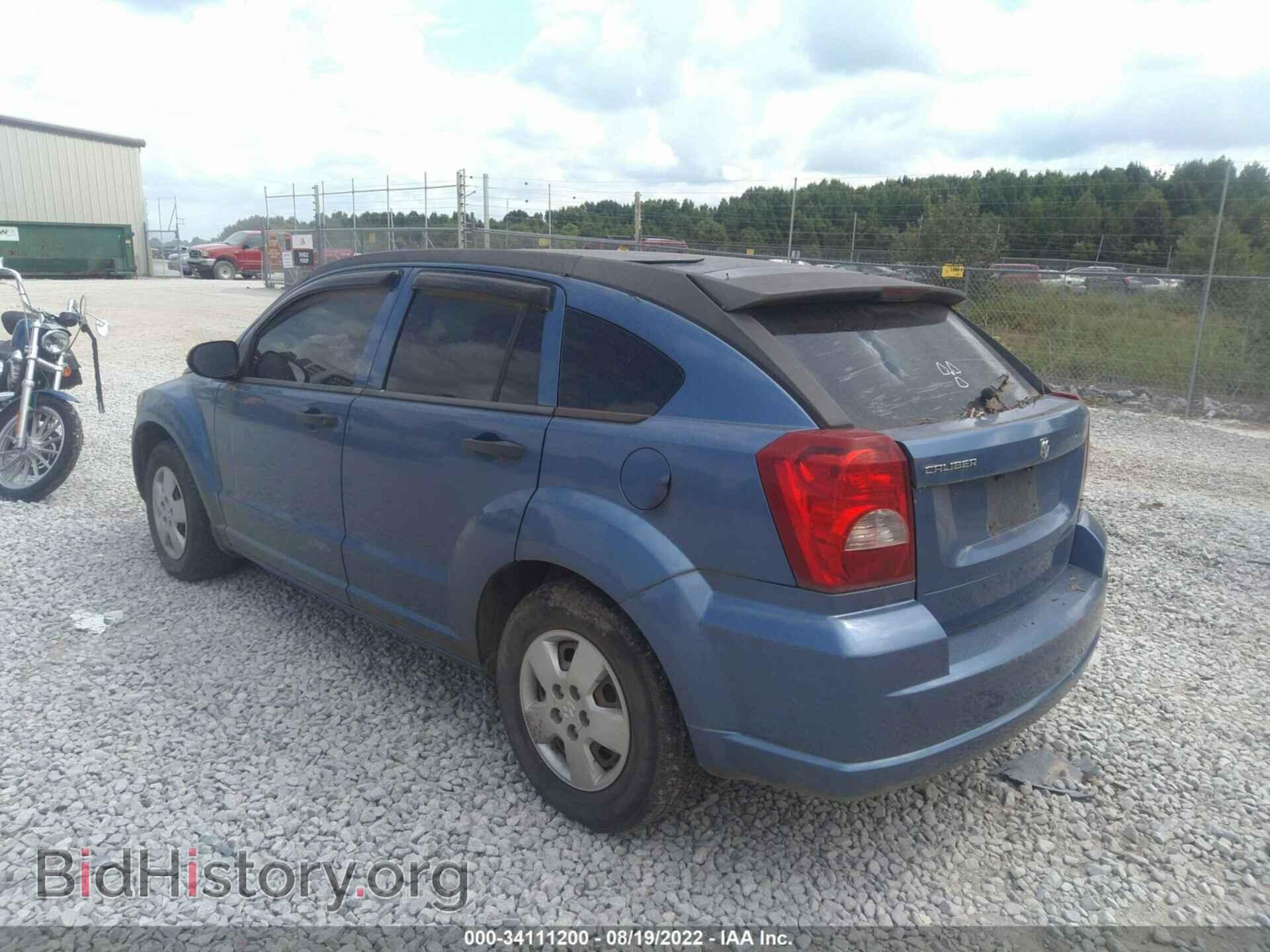2007 DODGE CALIBER - VIN: 1B3HB28B07D192829 - Фото 3