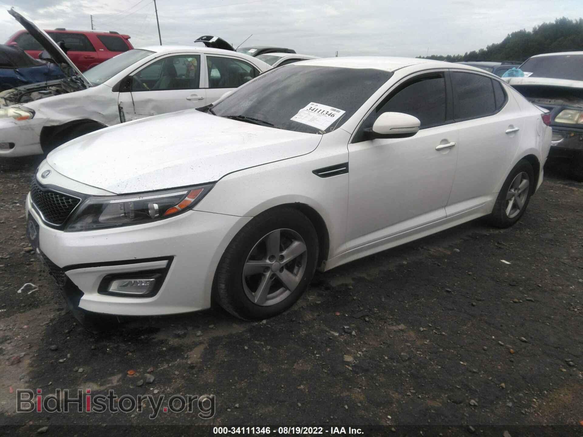 2015 KIA OPTIMA - VIN: KNAGM4A76F5640941 - Фото 2