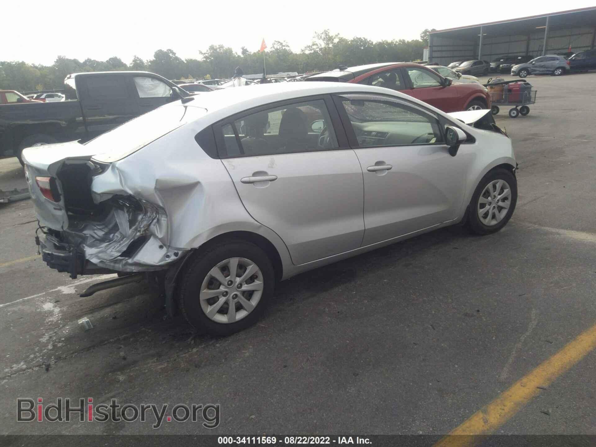 2015 KIA RIO - VIN: KNADM4A38F6441934 - Фото 4