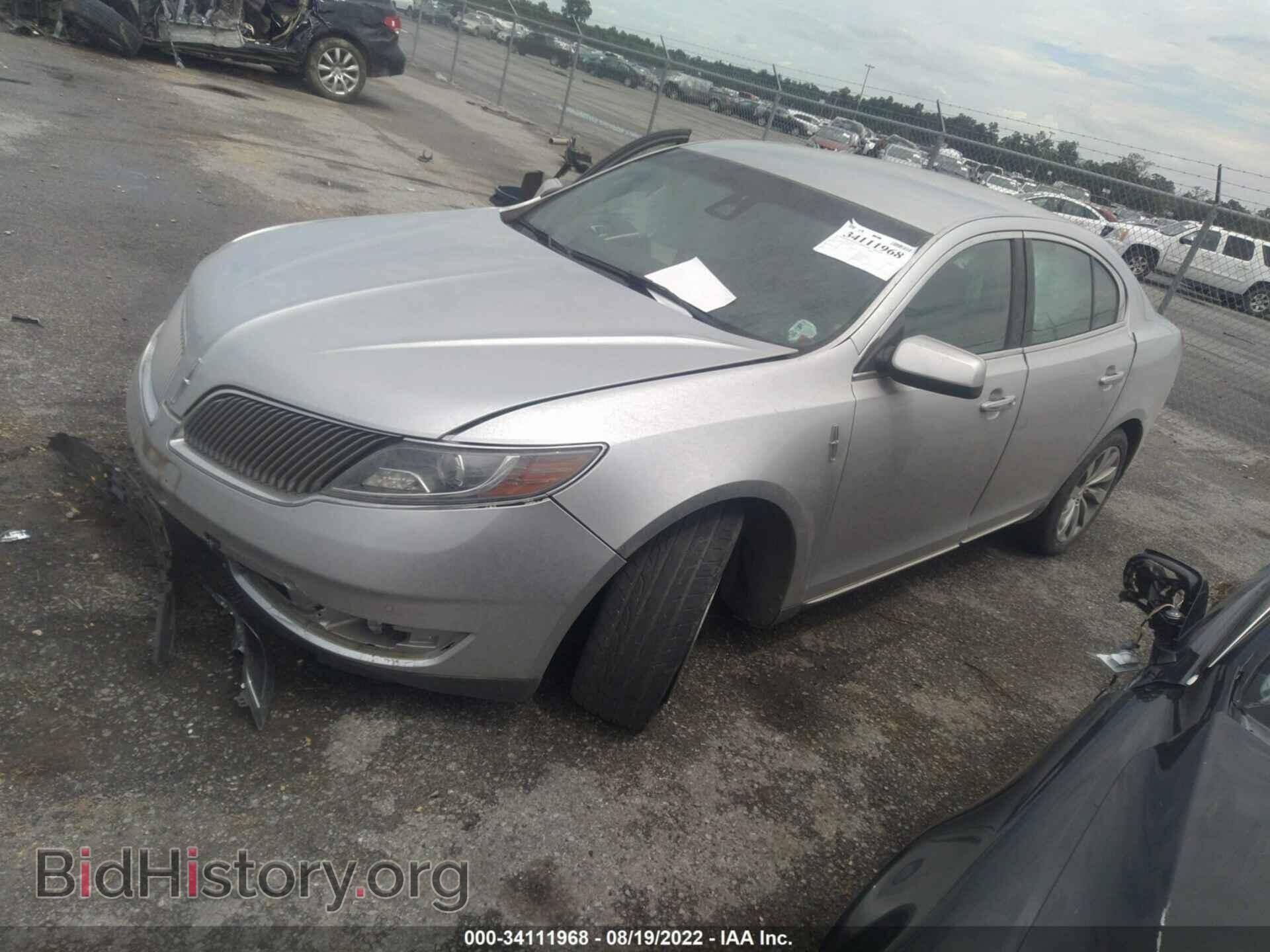 2013 LINCOLN MKS - VIN: 1LNHL9DK3DG618142 - Фото 2