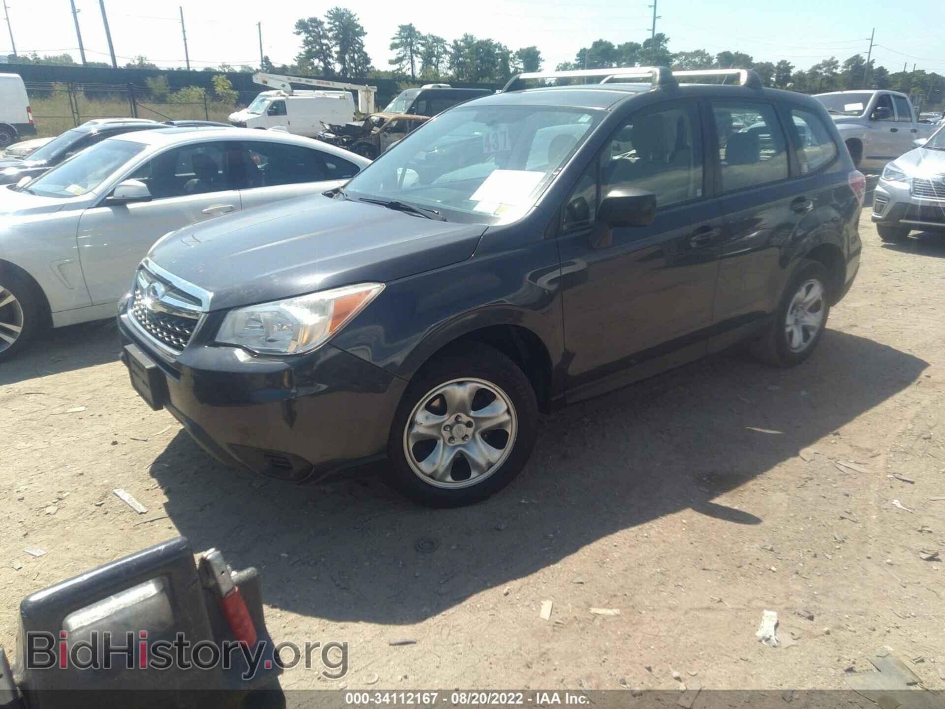 2014 SUBARU FORESTER - VIN: JF2SJAAC1EH487188 - Фото 2
