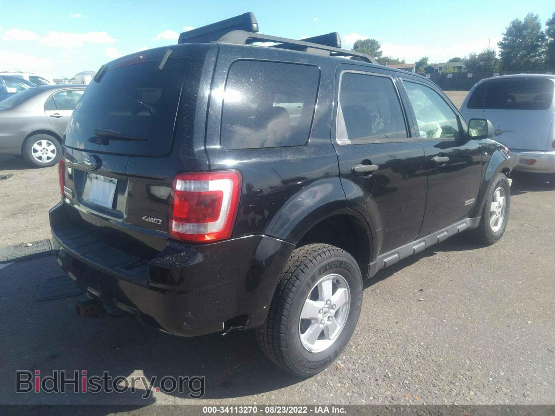 2008 FORD ESCAPE - VIN: 1FMCU93178KB03759 - Фото 4