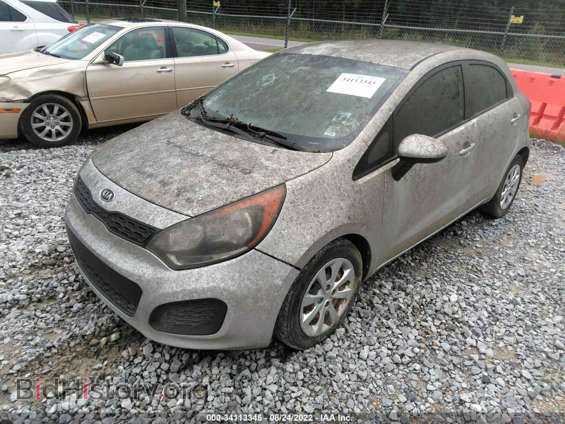 2012 KIA RIO - VIN: KNADM5A30C6014149 - Фото 2