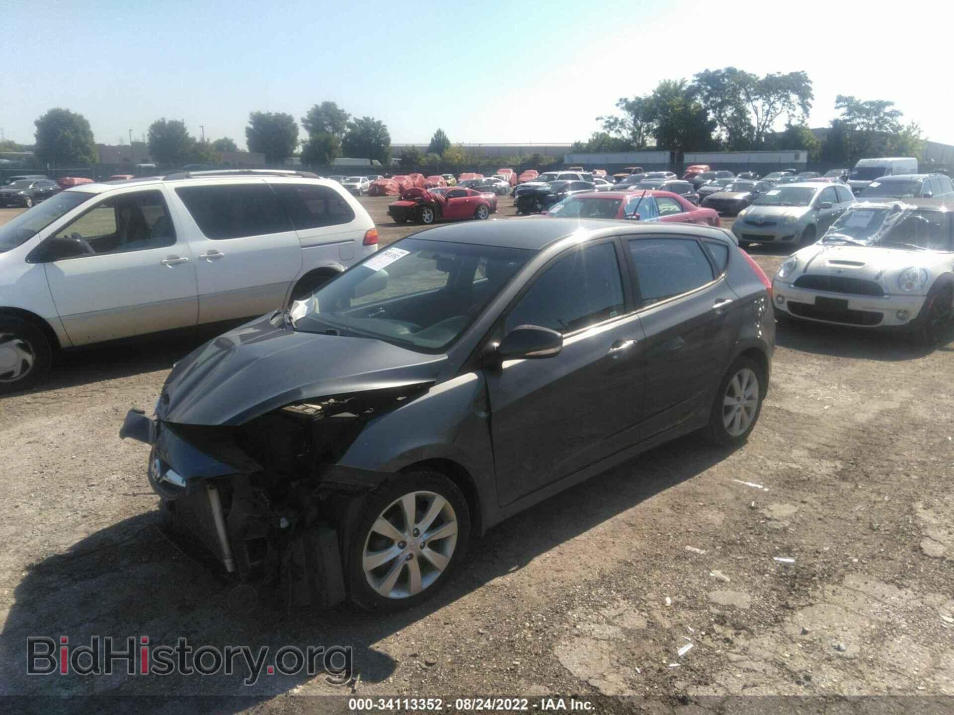 2013 HYUNDAI ACCENT - VIN: KMHCU5AE9DU065450 - Фото 2